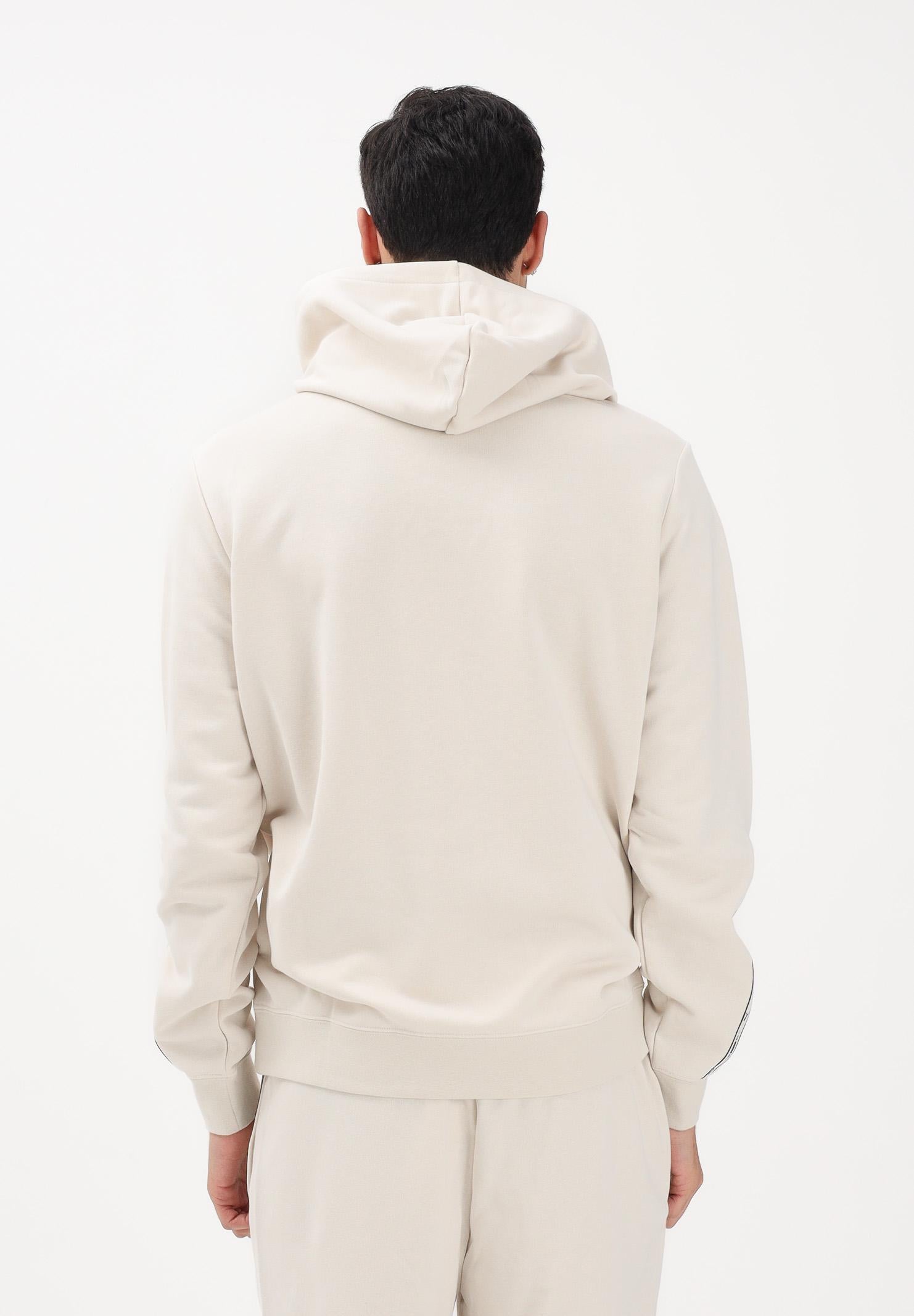 PUMA Felpa con cappuccio Essentials Tape panna da uomo 691694 87 PUMA