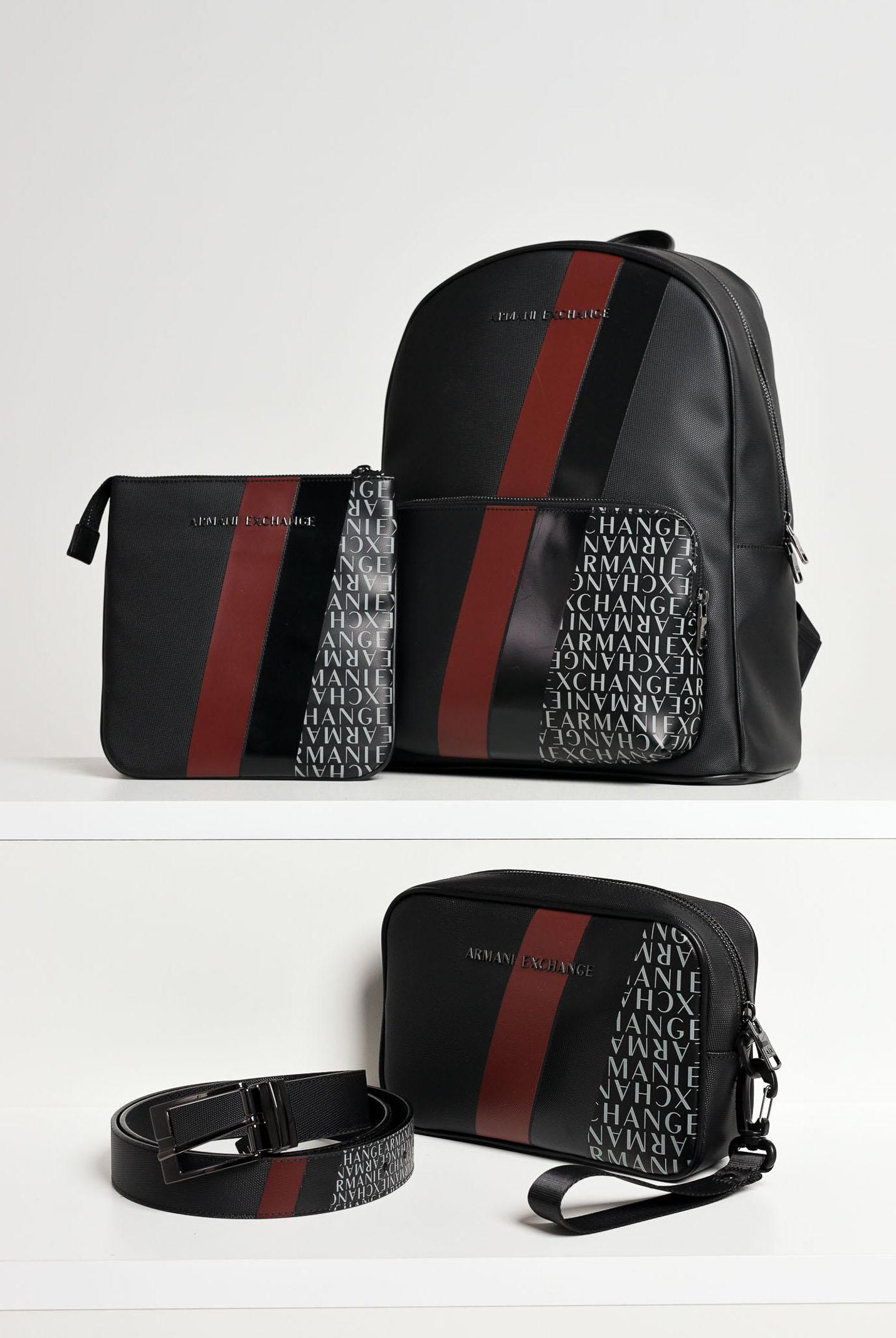 ARMANI EXCHANGE Cintura double face nera da uomo XM000288AF11935 MC257 ARMANI EXCHANGE