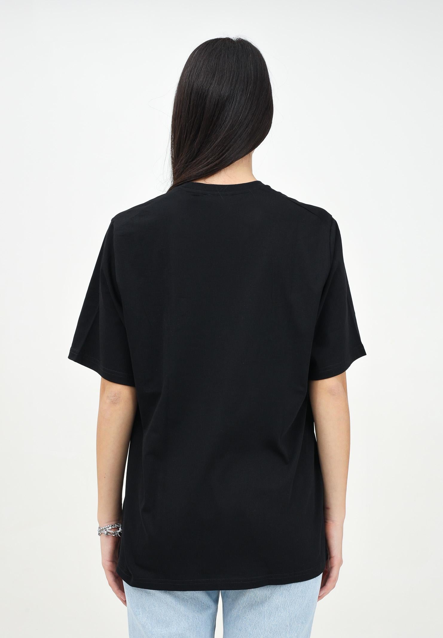 DSQUARED2 T-shirt a manica corta nera per donna e bambina con stampa logo DQ2668D004G DQ900 DSQUARED2