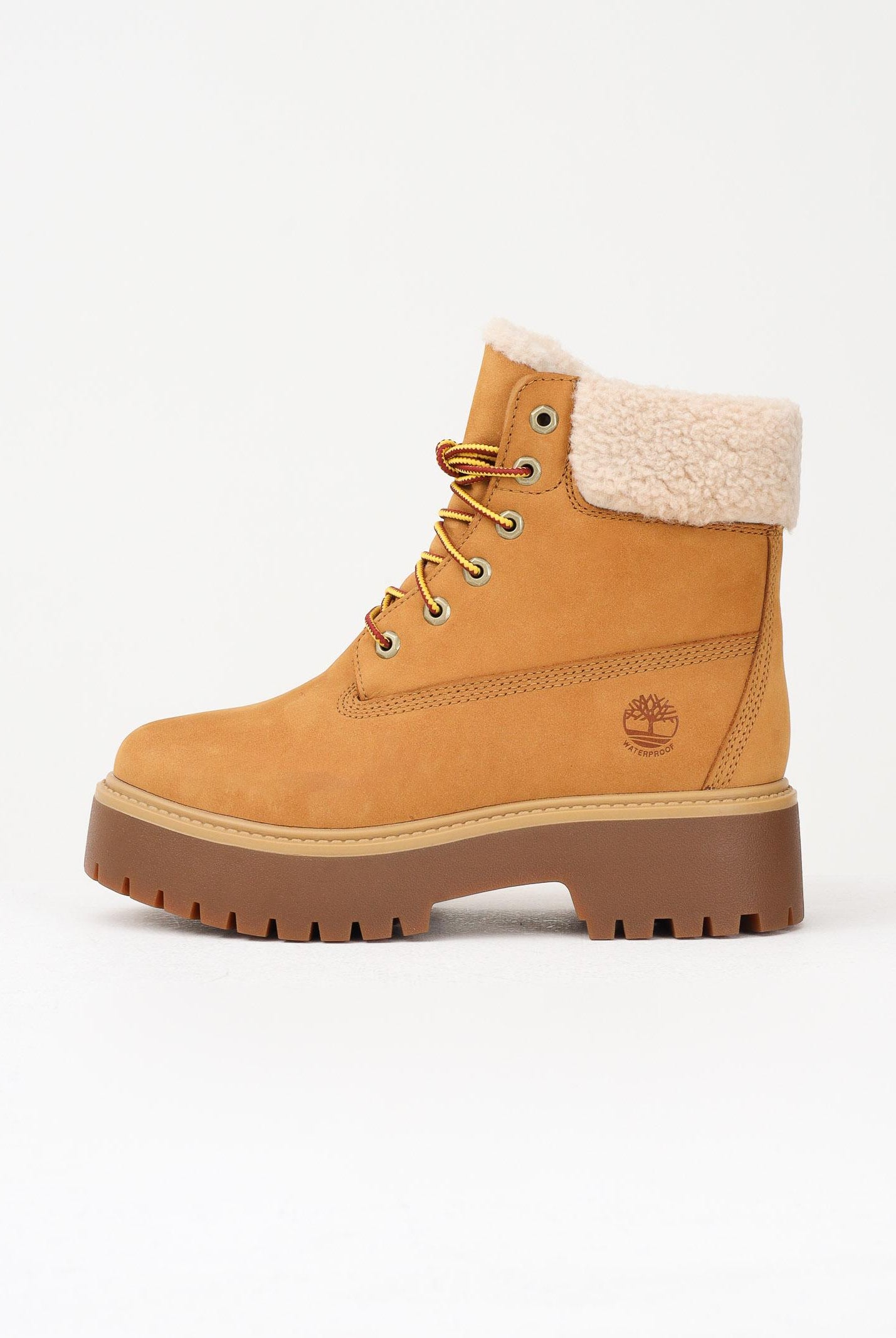 TIMBERLAND Anfibi impermeabili foderati con Plateau Stone Street gialli da donna TB0A2PU67541 TIMBERLAND
