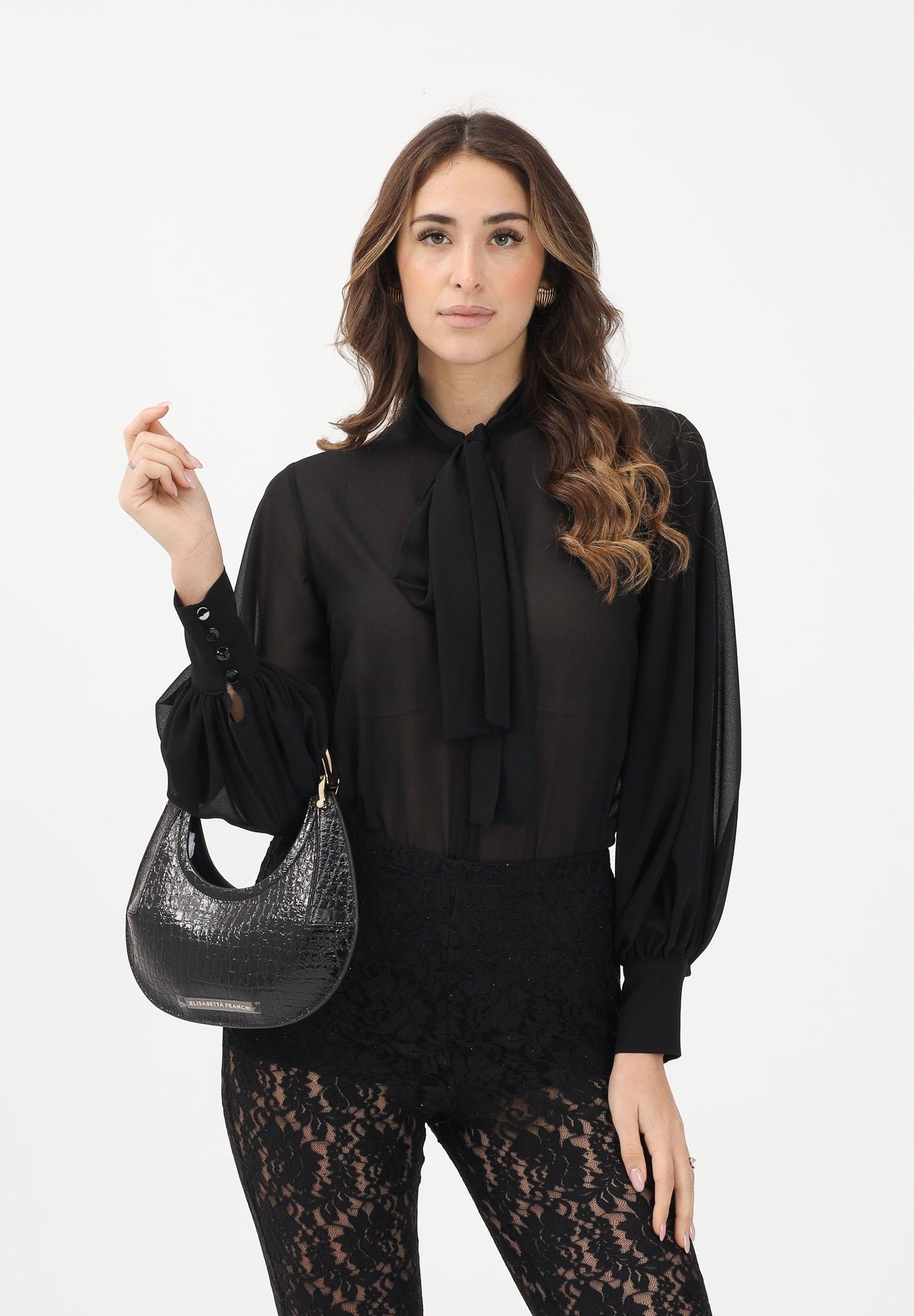 VICOLO Blusa nera da donna TF1212 NE VICOLO