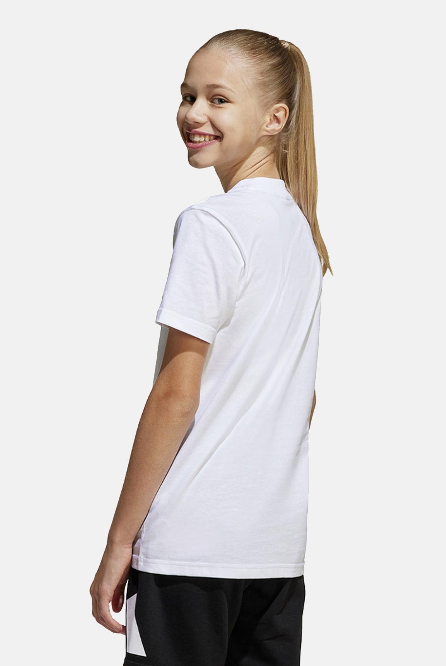 ADIDAS PERFORMANCE Completino Essentials bianco e nero per bambino e bambina JC9715 . ADIDAS PERFORMANCE