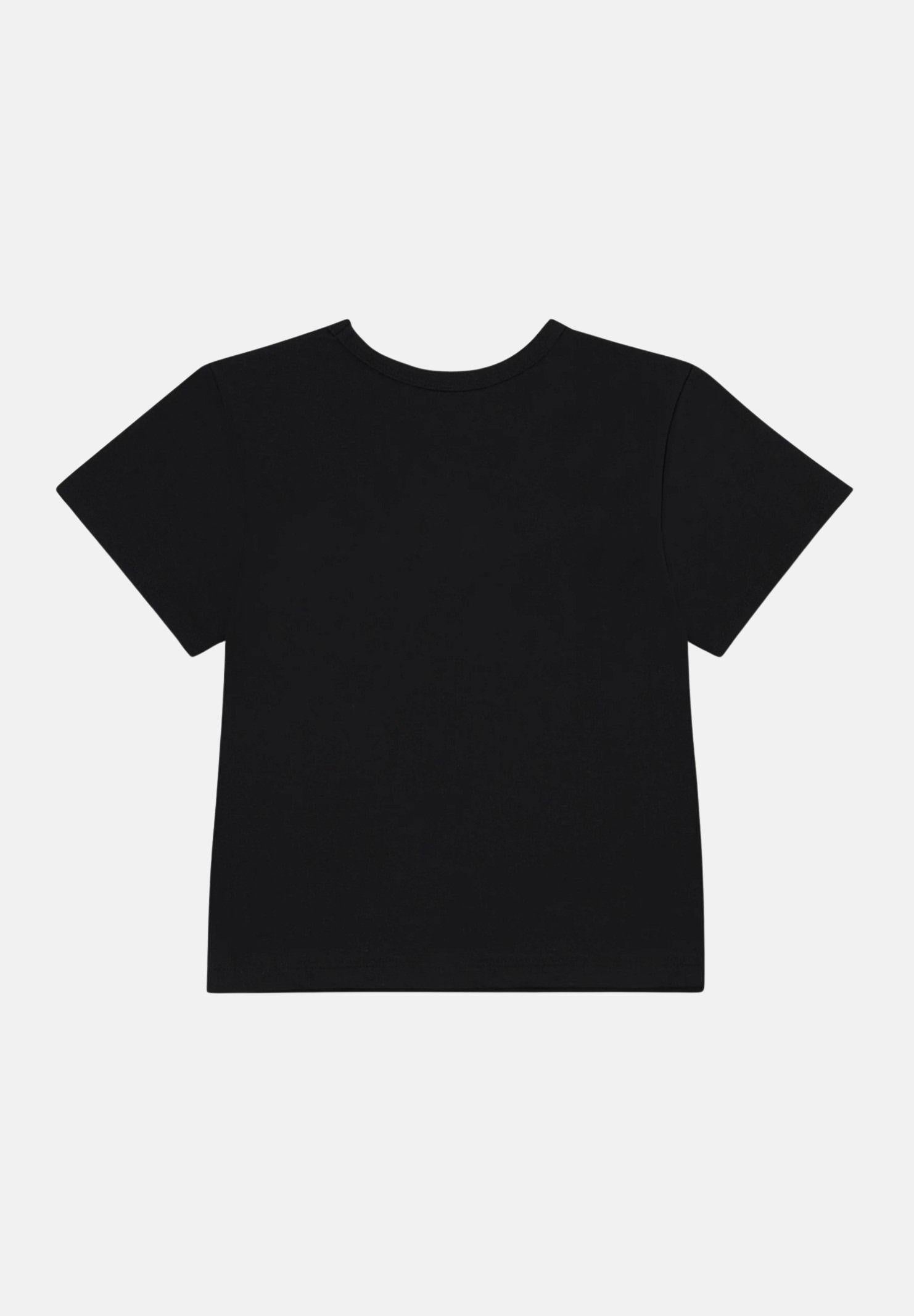 JORDAN T-shirt a manica corta Brooklyn Essentials nera da bambina 45F152 023 JORDAN