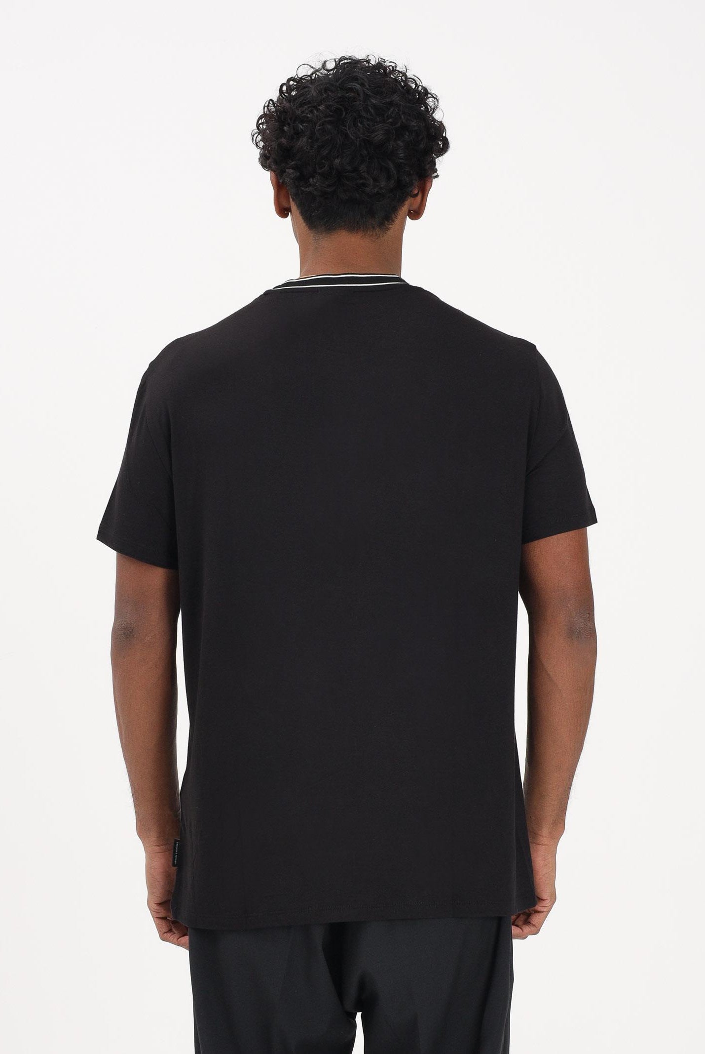 ARMANI EXCHANGE T-shirt a manica corta nera da uomo con logo AX XM002484AF21936 UC001 ARMANI EXCHANGE