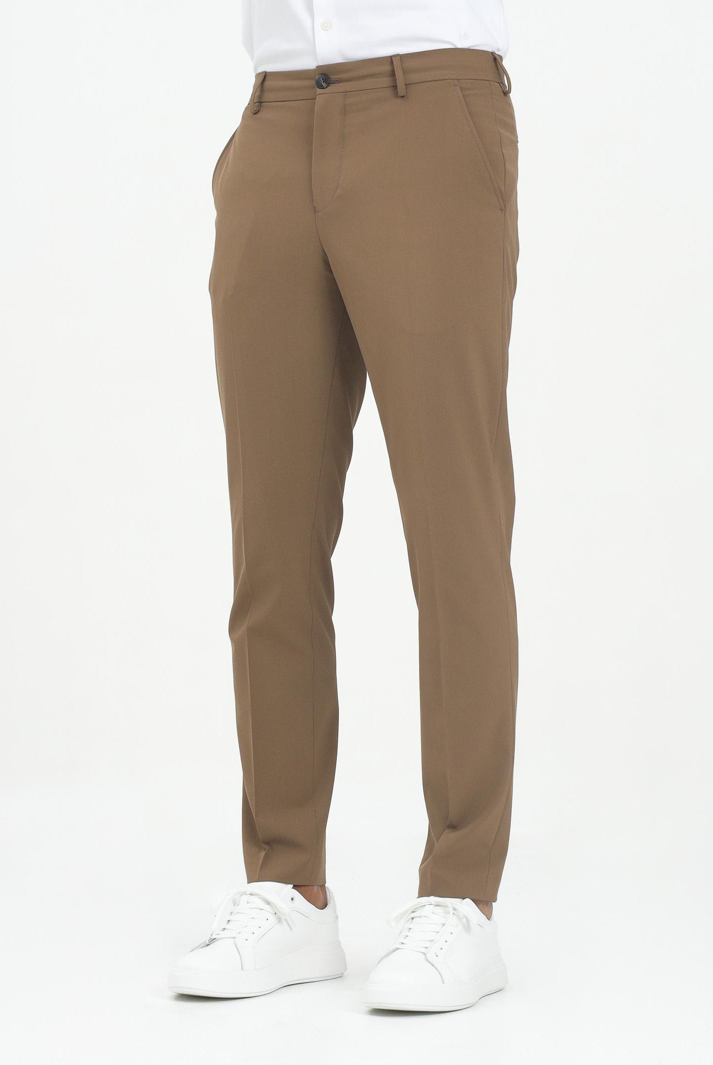 SELECTED HOMME Pantalone elegante marrone da uomo 16087825 Ermine SELECTED HOMME