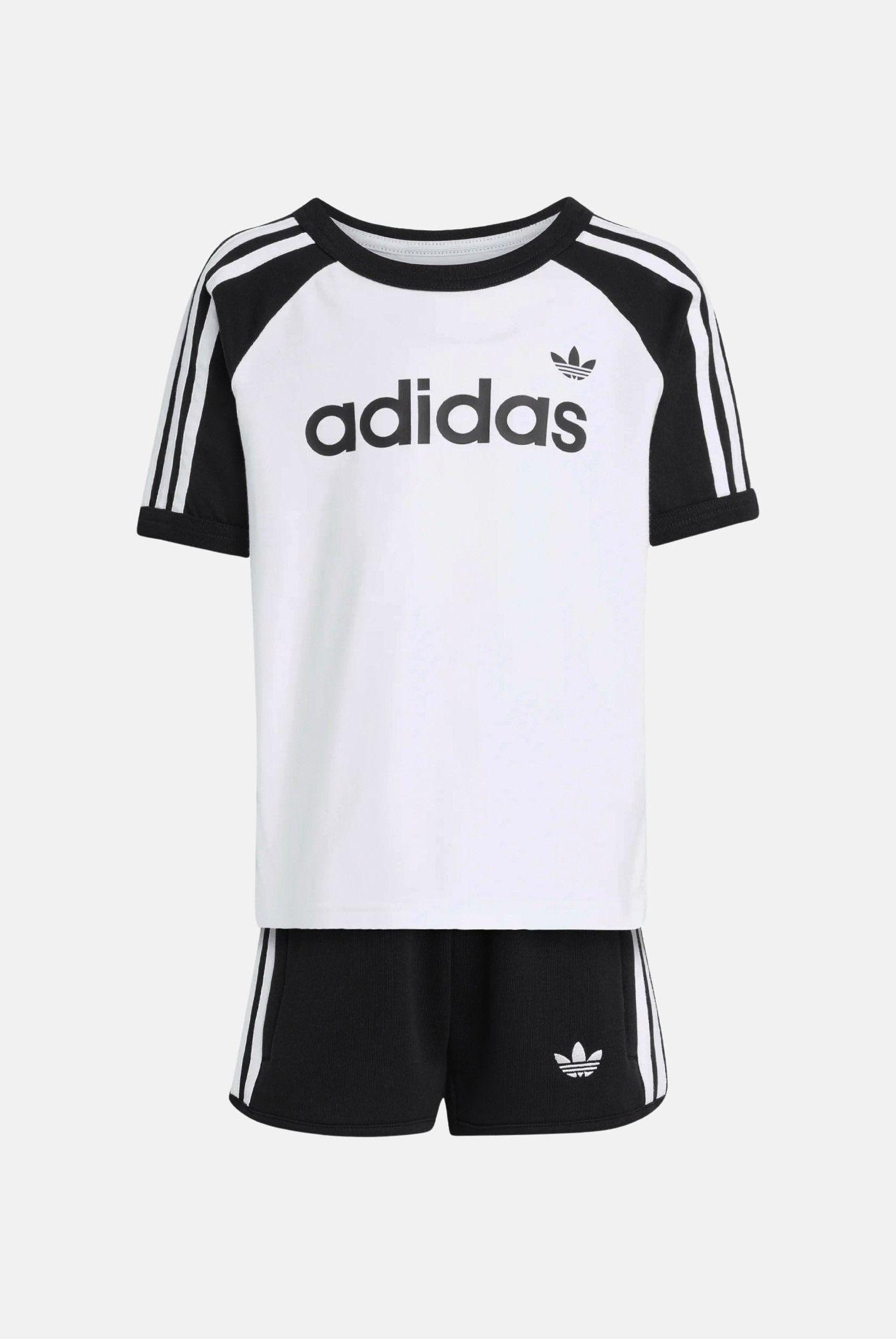 ADIDAS ORIGINALS Completino Sprinter bianco e nero per bambino e bambina KD5777 . ADIDAS ORIGINALS
