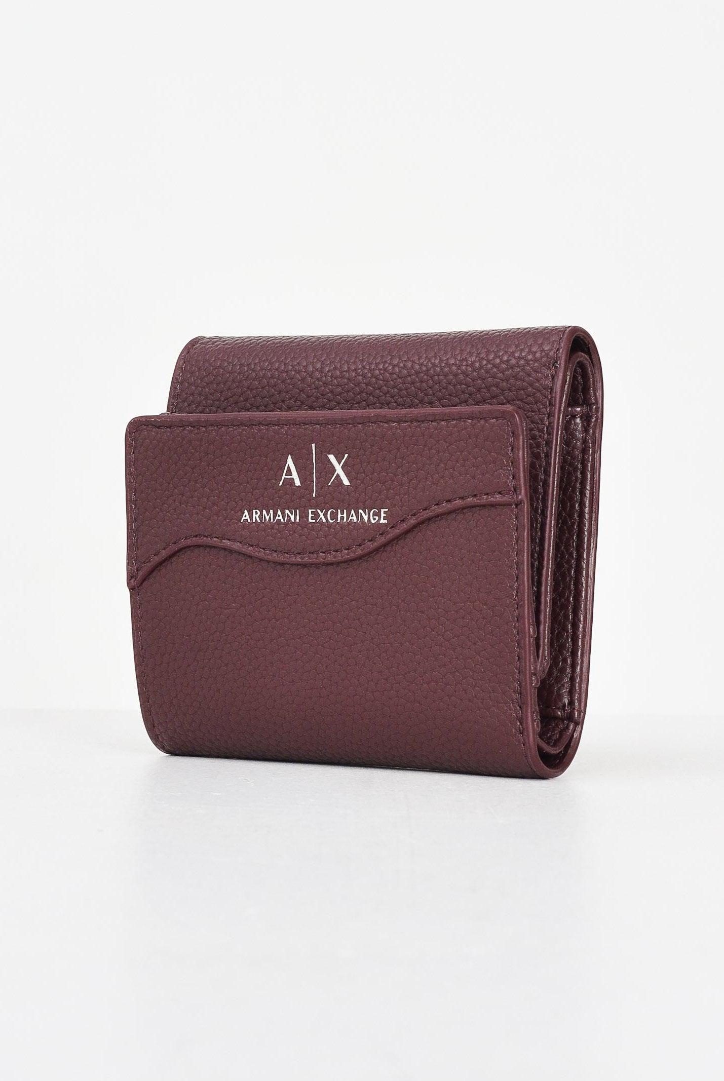 ARMANI EXCHANGE Portafogli bordeaux da donna con logo 948530CC783 UA343 ARMANI EXCHANGE