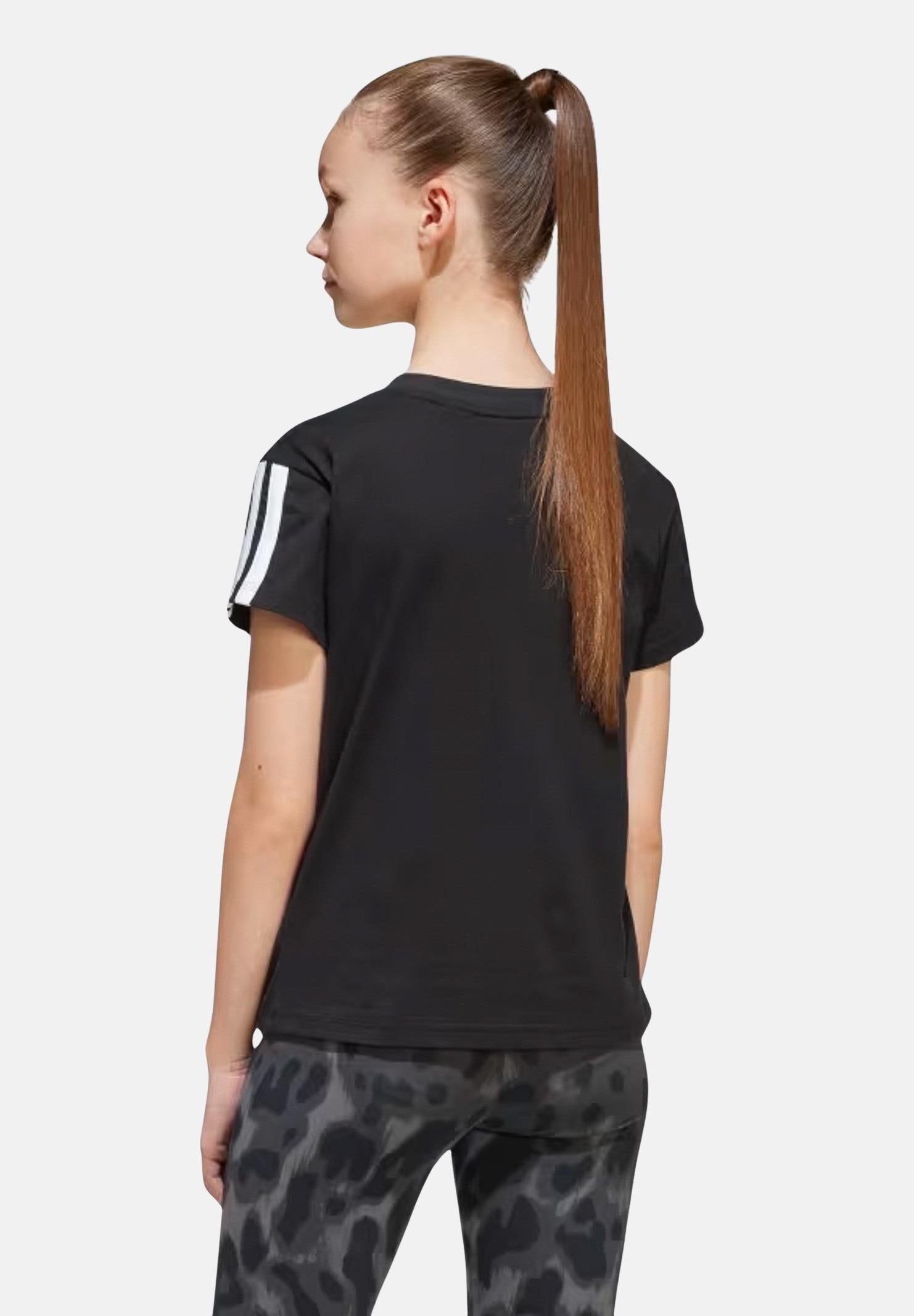 ADIDAS PERFORMANCE T-shirt a manica corta Essentials nera per bambino e bambina JJ0946 ADIDAS PERFORMANCE