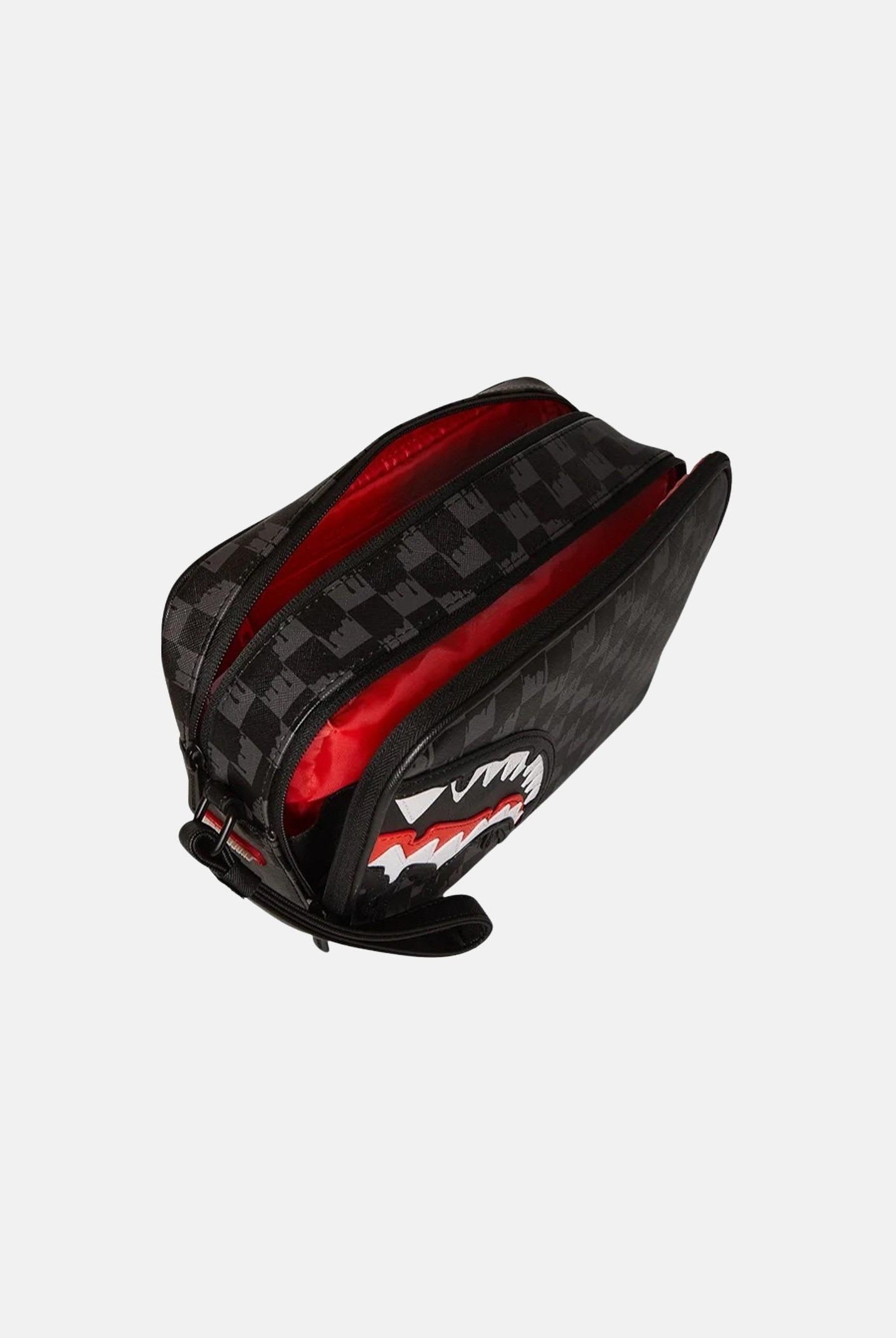 SPRAYGROUND Pochette Dripping Sharks In Paris nera per uomo e donna 910B7968NSZ . SPRAYGROUND