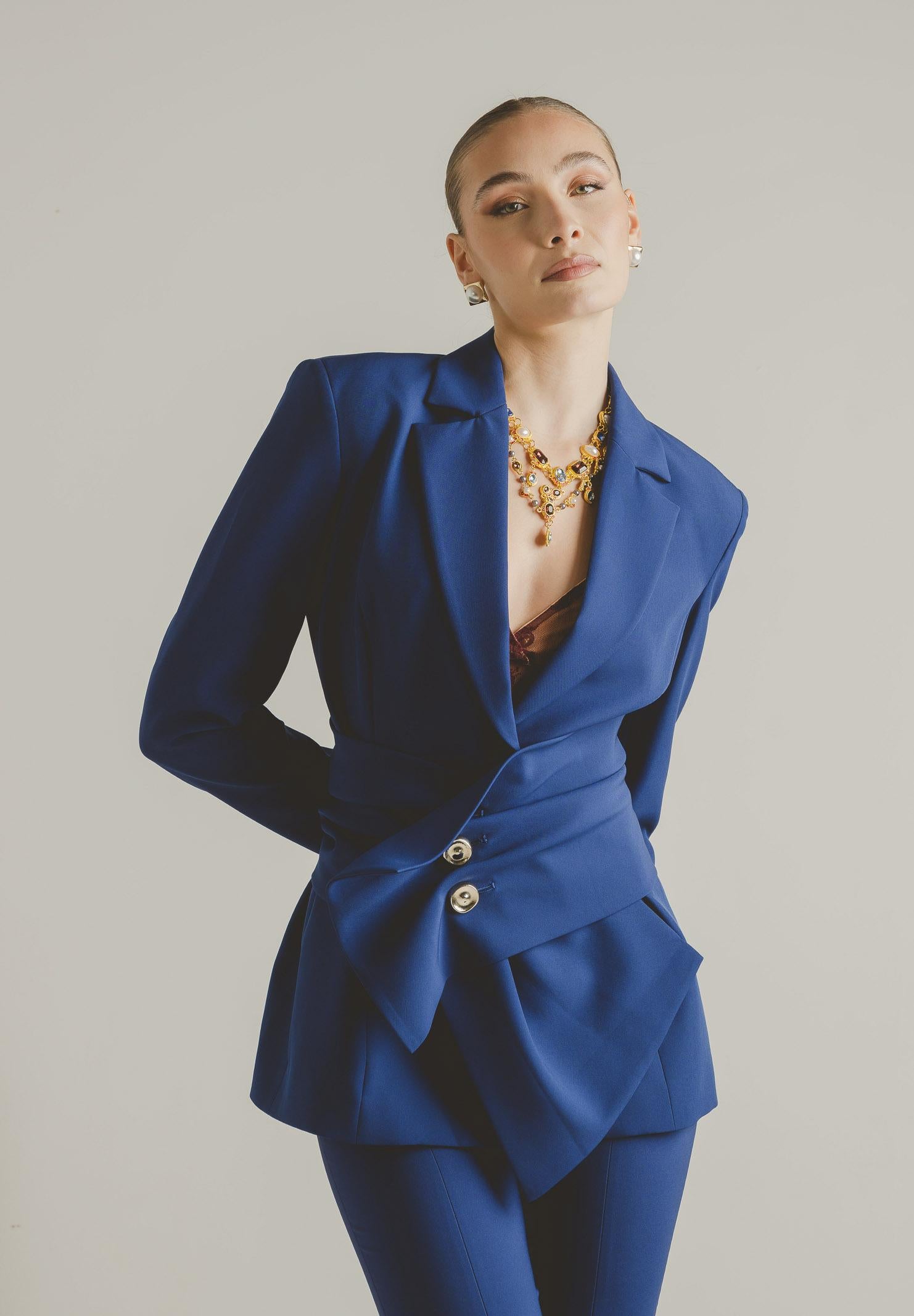 SANTAS Giacca ALLURE blu quarzo da donna PV2622 BQ SANTAS