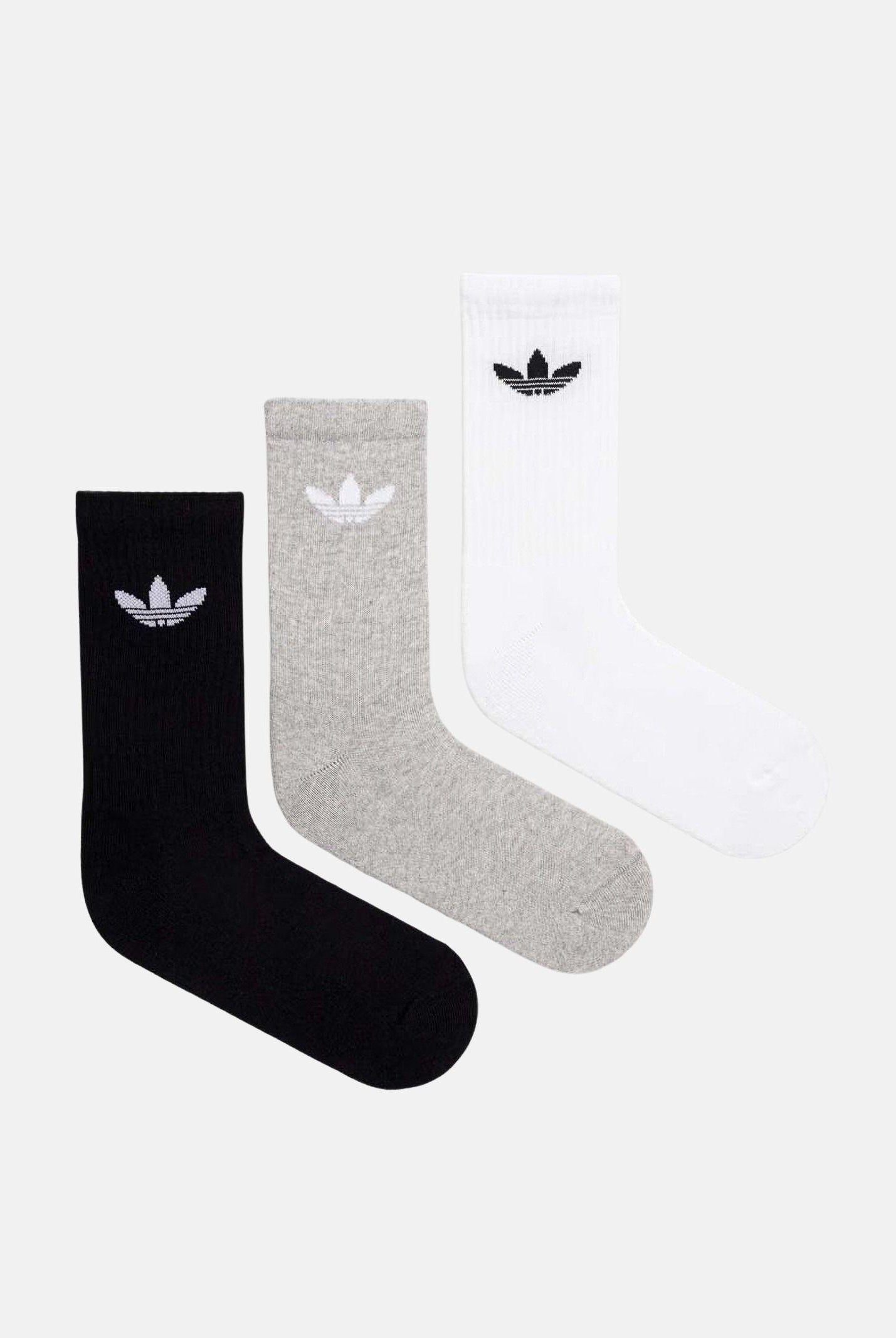 ADIDAS ORIGINALS Calzini Trefoil Cushion Crew (6paia) multicolore per uomo e donna IJ5620 . ADIDAS ORIGINALS