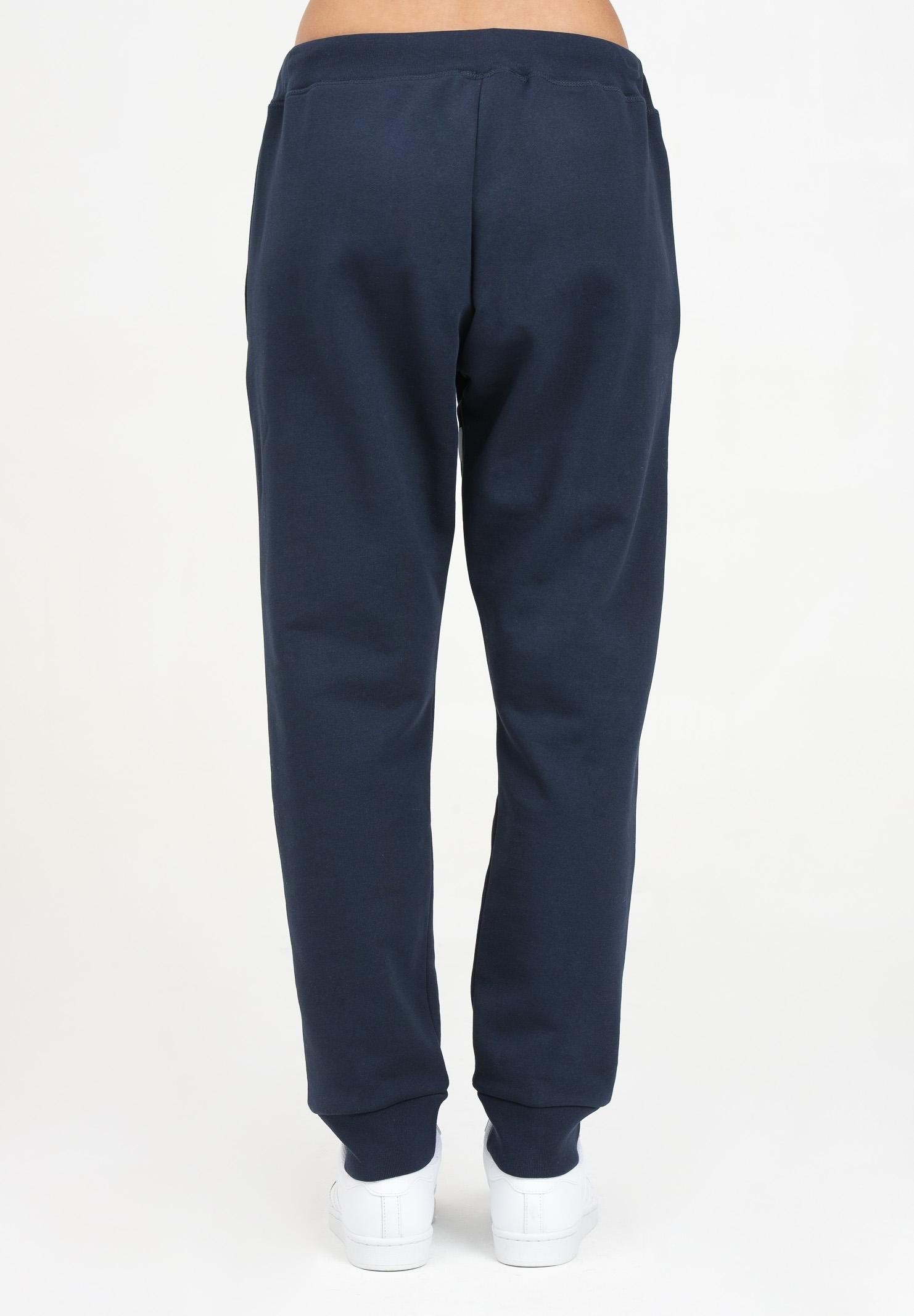 Pantalone sportivo blu per donna e bambina con logo in stile college DQ2474D0094 DQ866 DSQUARED2