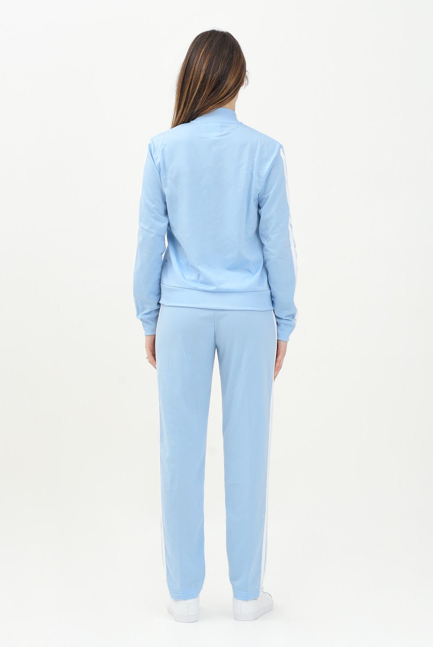 ADIDAS PERFORMANCE Tuta sportiva Essentials 3-Stripes azzurra da donna JF3382 . ADIDAS PERFORMANCE
