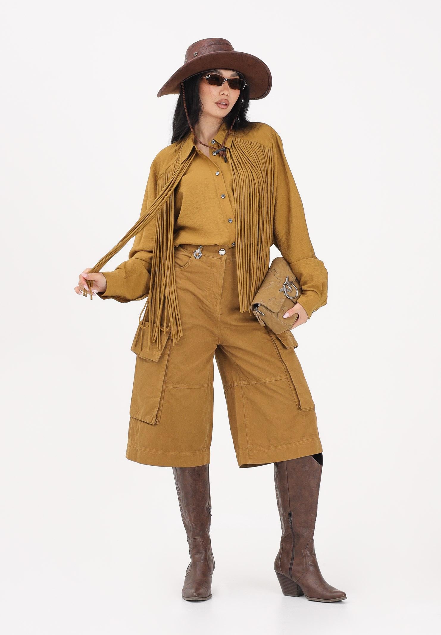 PINKO Bermuda cargo kiwi da donna 106820A3AW L25 PINKO