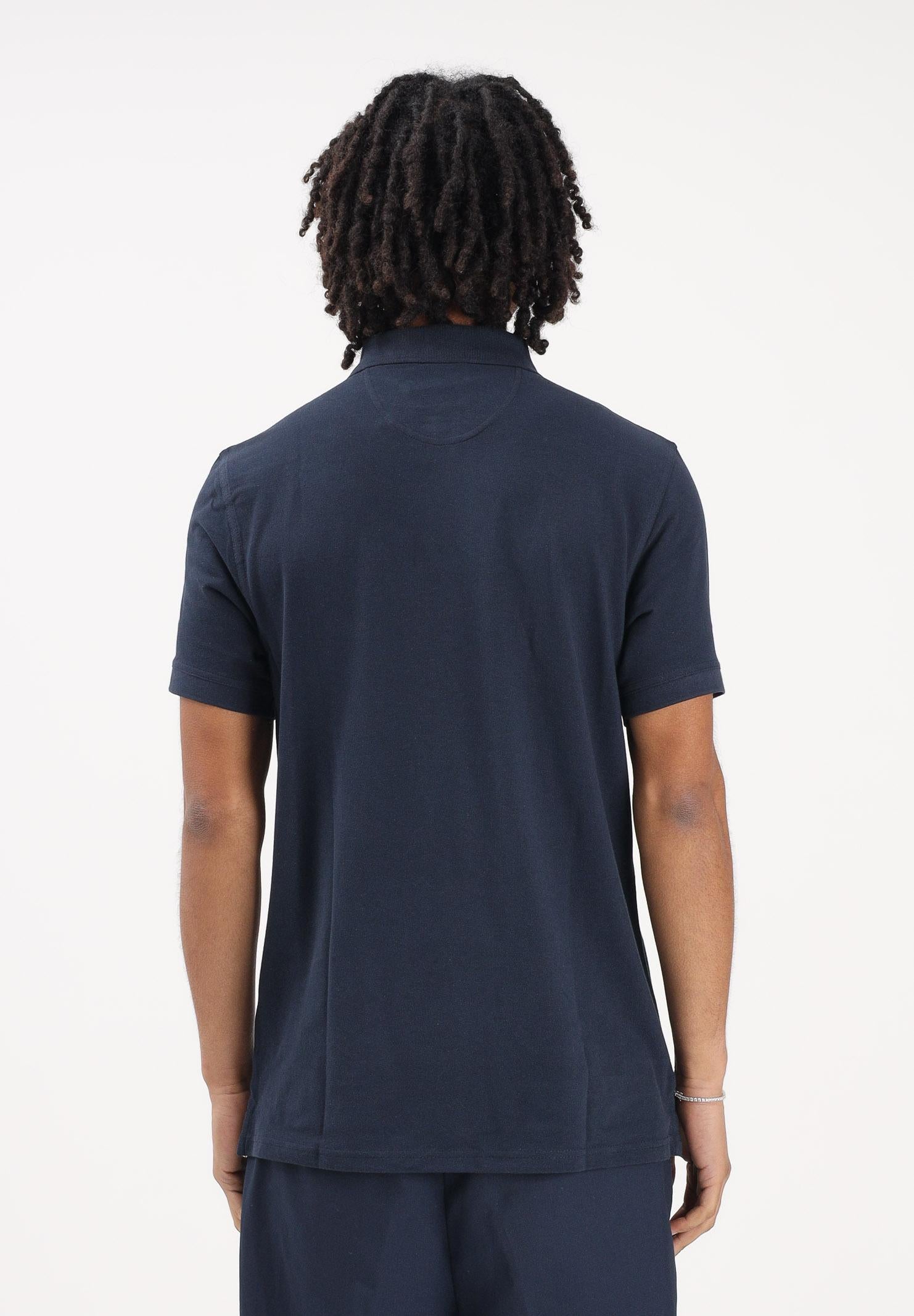 BARBOUR Polo a manica corta Sports blu da uomo 261-MML1367 NY91 BARBOUR