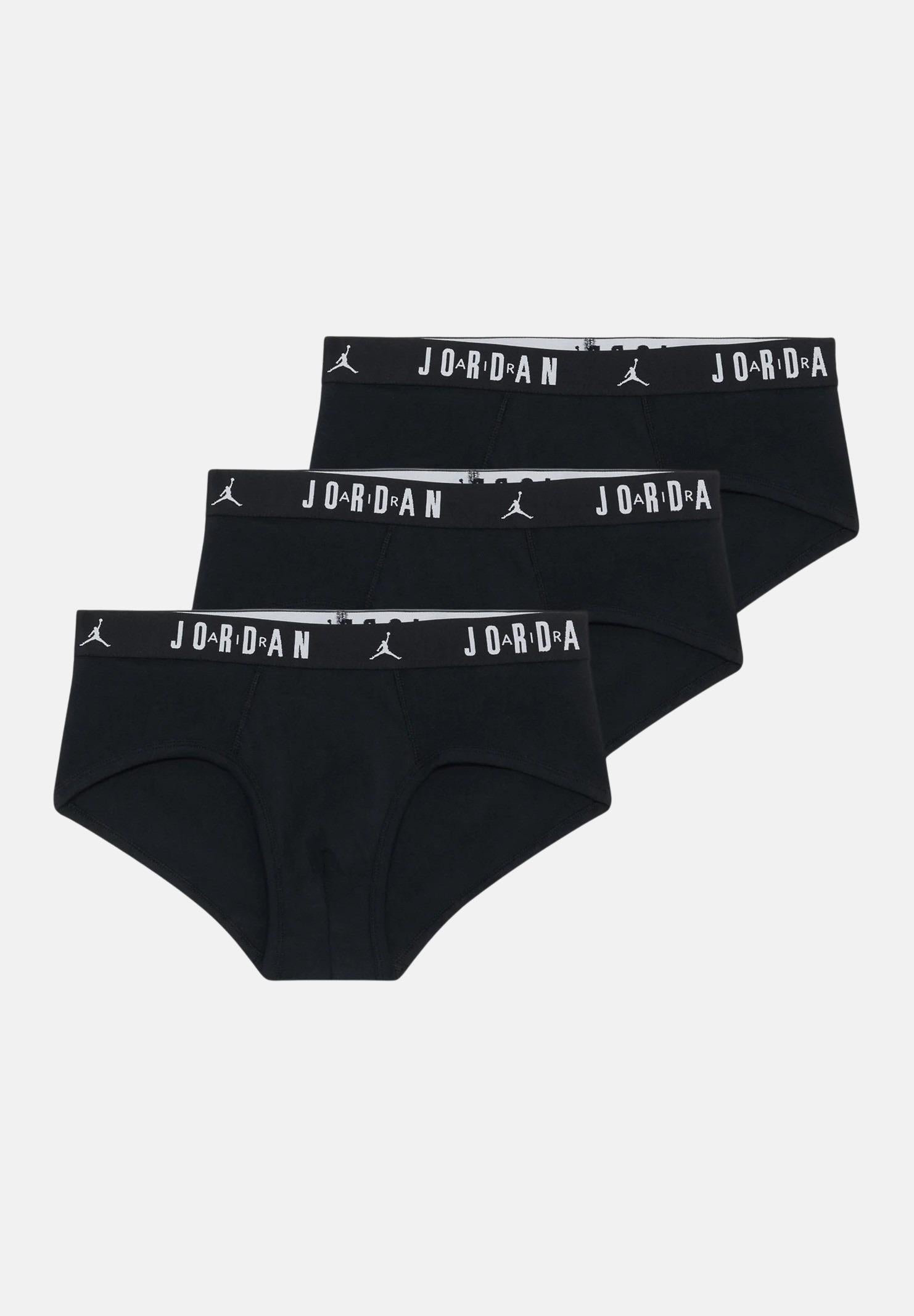 JORDAN Slip (3pz) Flight Cotton Stretch neri da uomo JM0743 023 JORDAN
