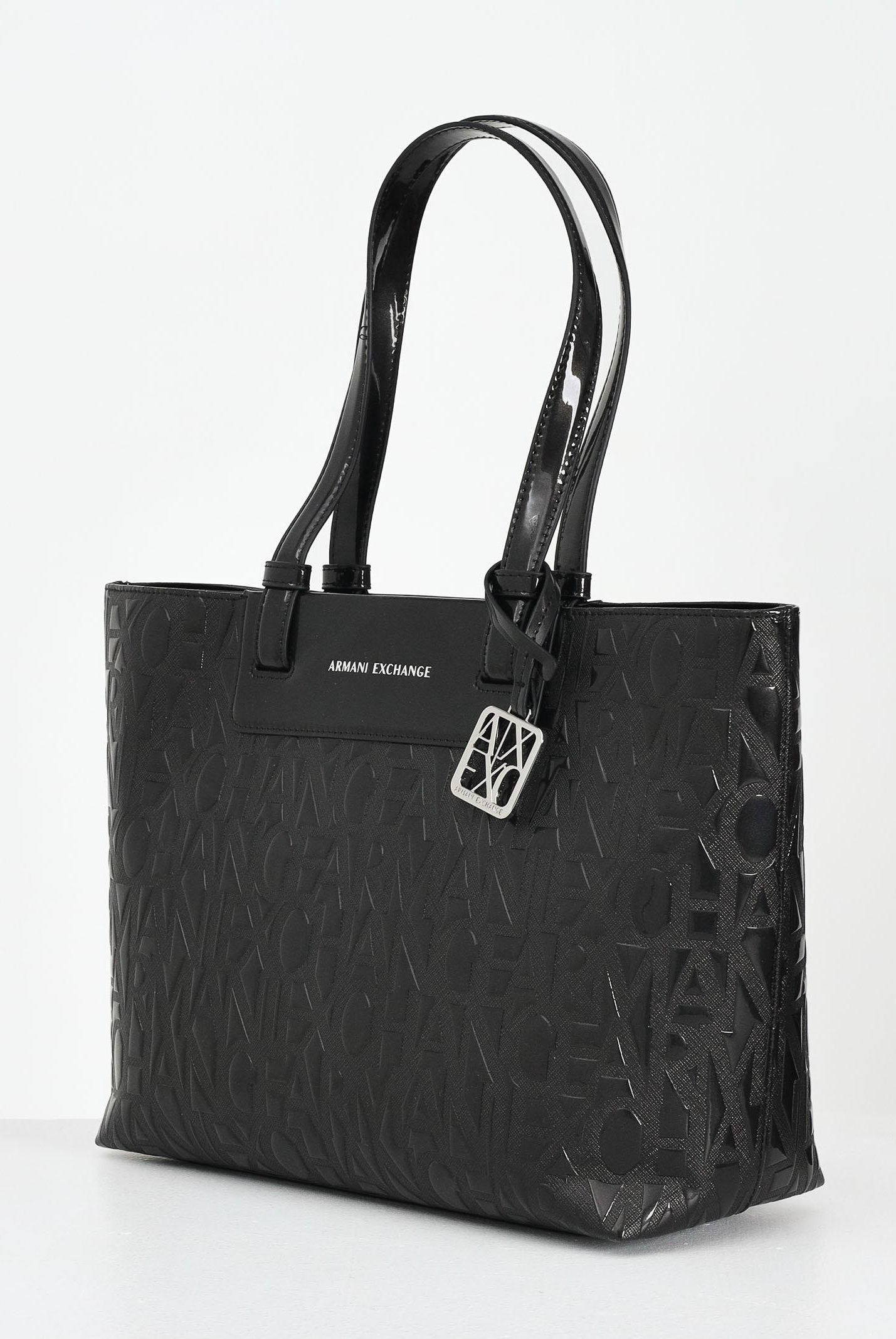 ARMANI EXCHANGE Shopper nera da donna con logo XW001481AF17290 UC001 ARMANI EXCHANGE