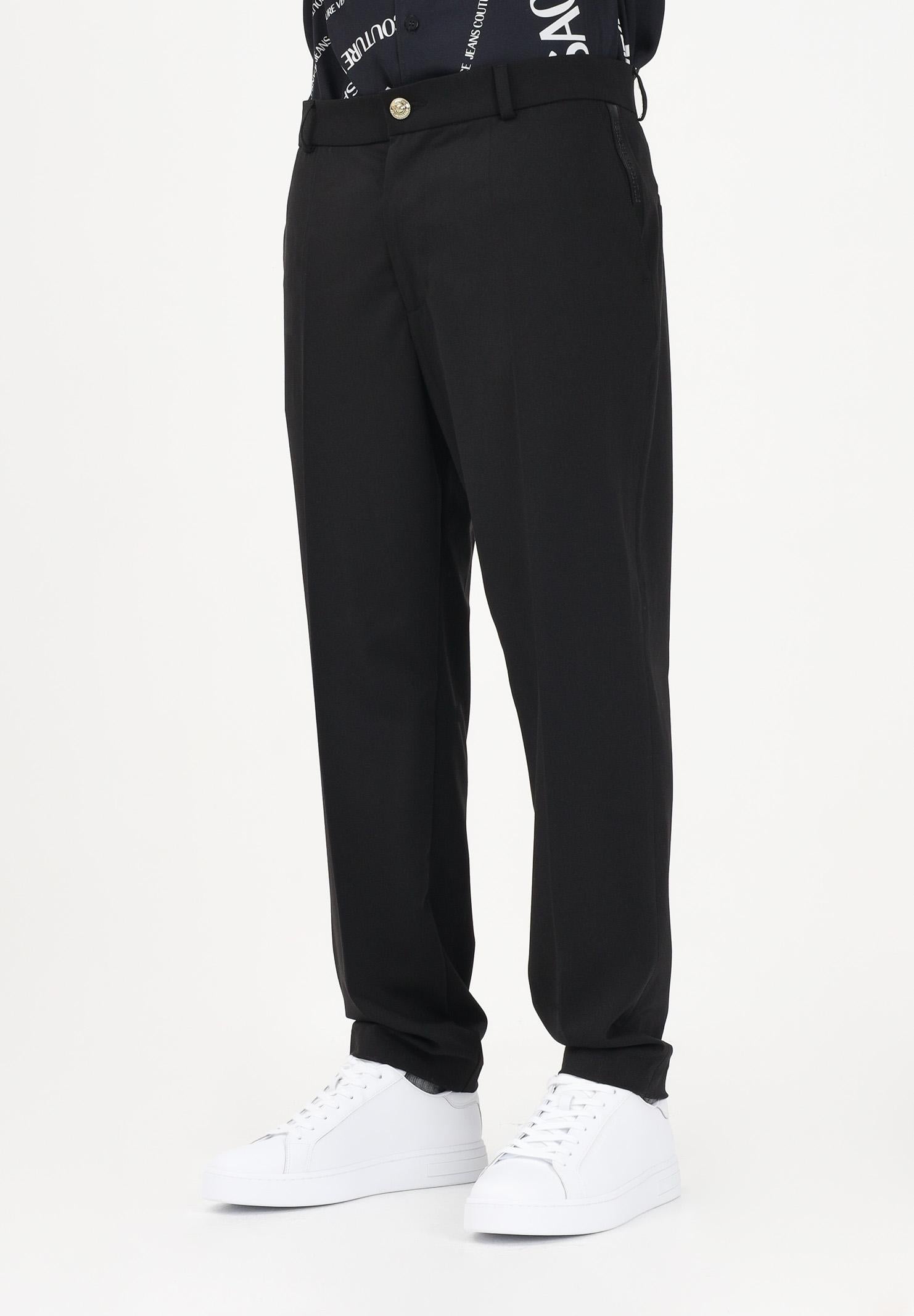 VERSACE JEANS COUTURE Pantalone elegante nero da uomo 80GAA128N0702 899 VERSACE JEANS COUTURE