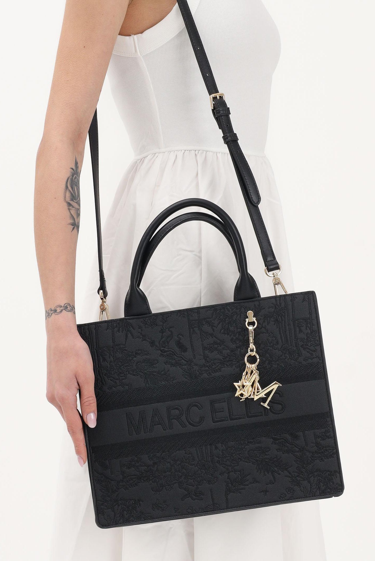 MARC ELLIS Borsa a mano Buby Luxe nera da donna BUBY-LUXE BL MARC ELLIS