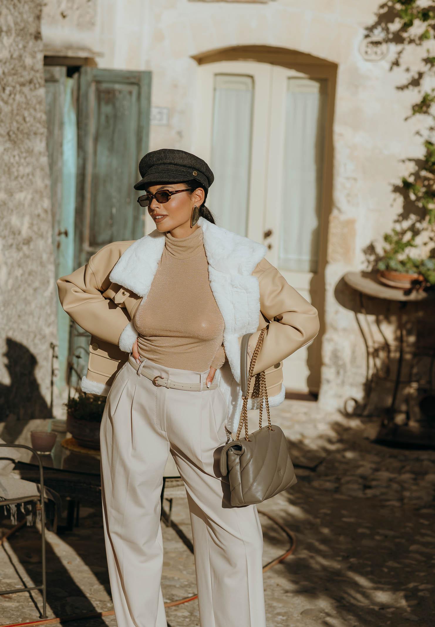 SIMONA CORSELLINI Maglia a manica lunga oro da donna con finitura glitterata A25CPMG00801-C00081 V0118 SIMONA CORSELLINI