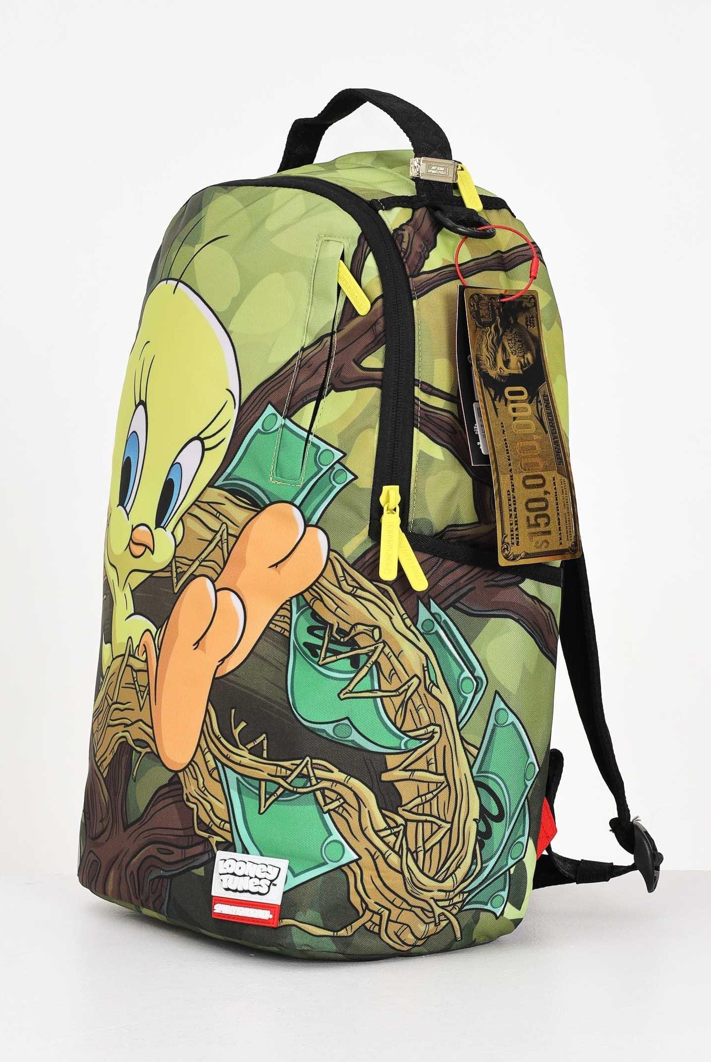 SPRAYGROUND Zaino LOONEY TUNES TWEETY MONEY NEST SHARK DLXR multicolore per uomo e donna 910B7037NSZ . SPRAYGROUND