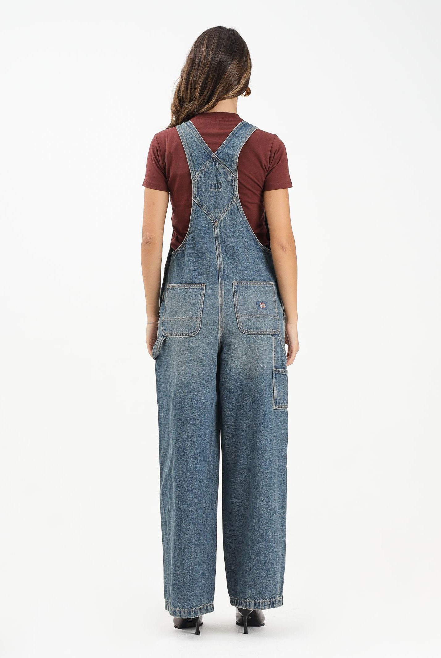DICKIES Salopette Mechanic in denim da donna DK0A87N7L231  DIckies