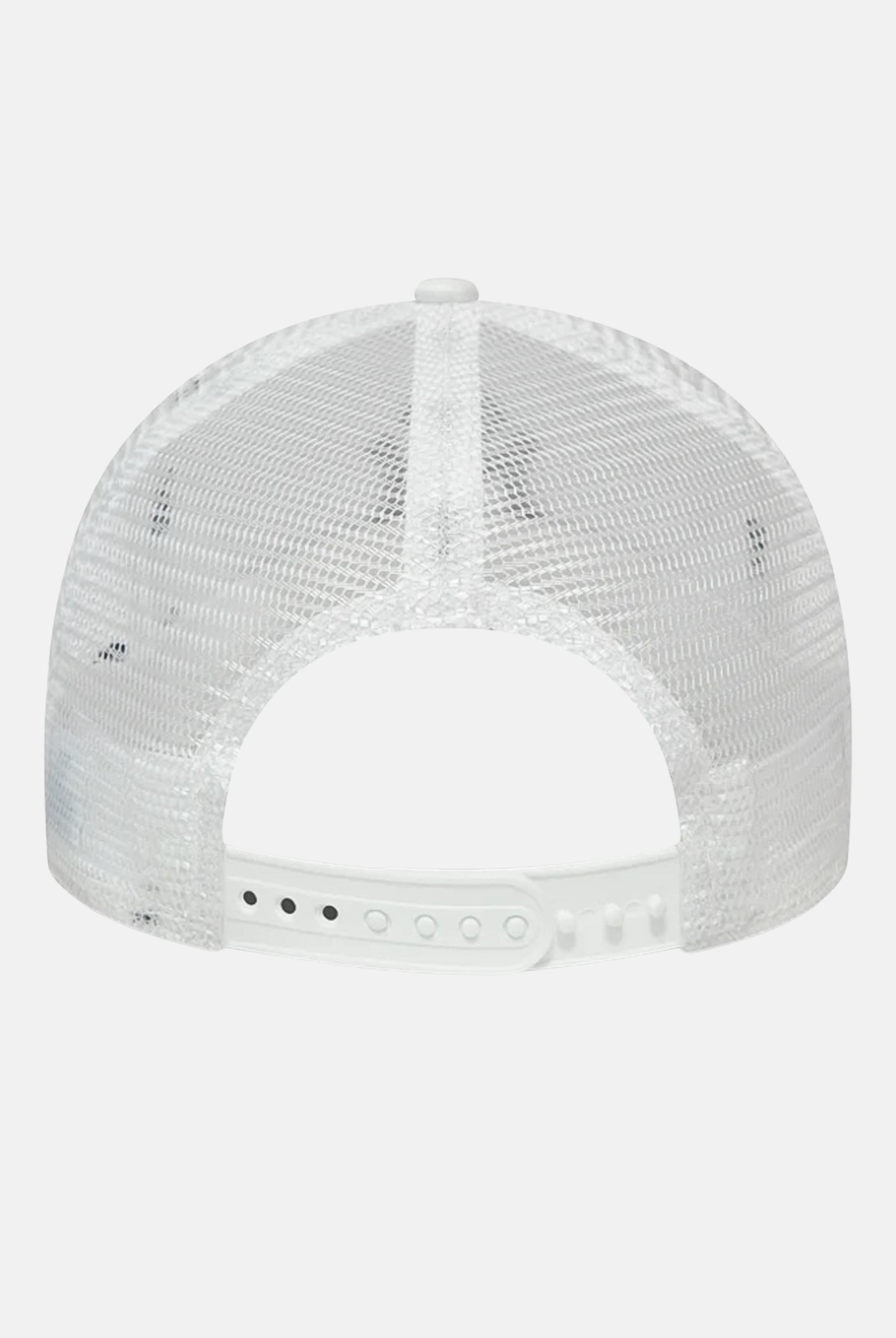 Cappello con visiera A-Frame Trucker New Era New York Yankees bianco per uomo e donna 12285467 NEW ERA