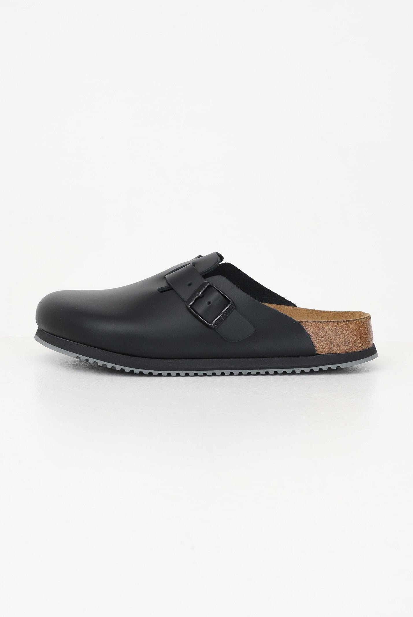 BIRKENSTOCK Ciabatta Boston nera per uomo e donna 060194 . BIRKENSTOCK