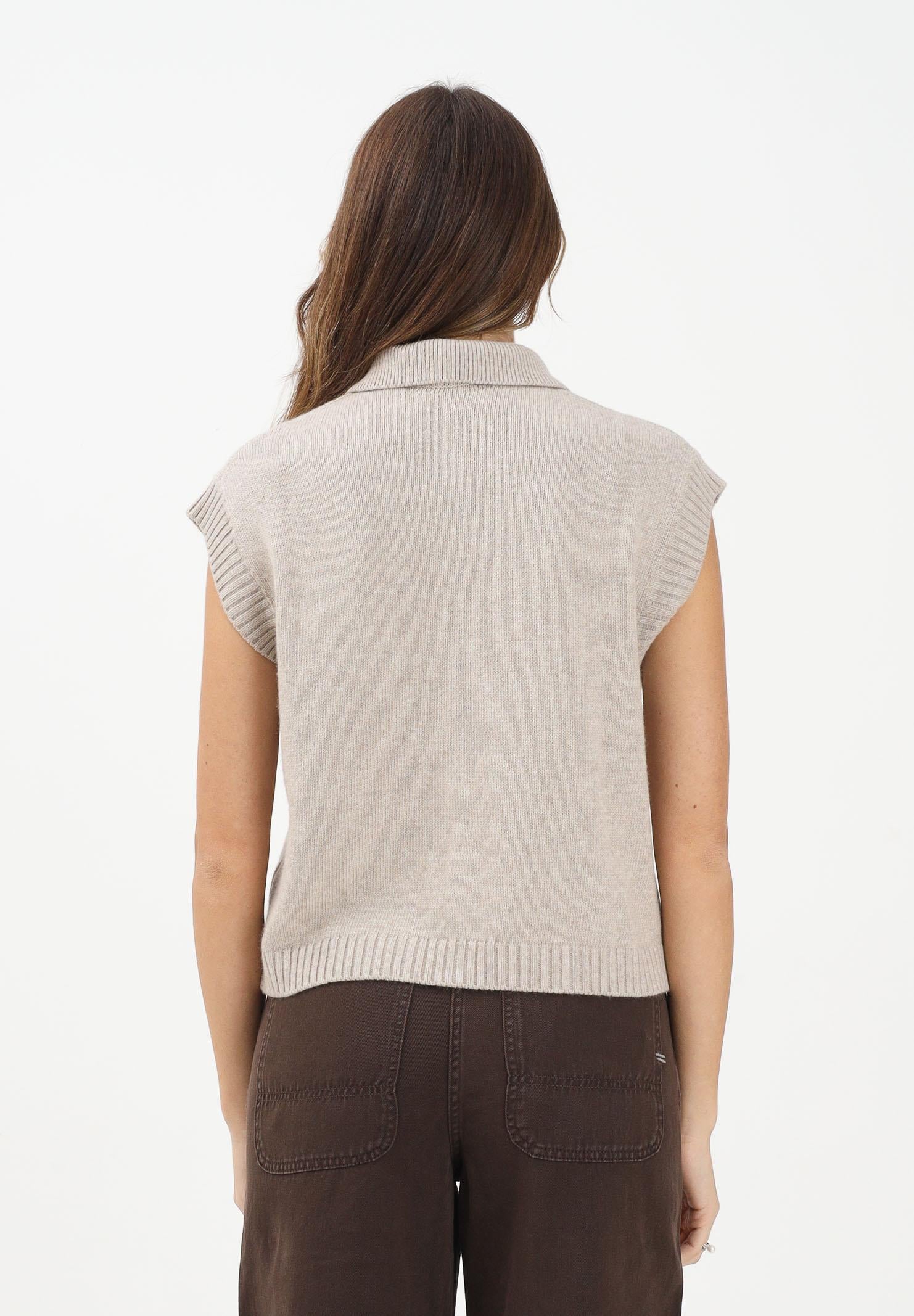 VICOLO Gilet beige da donna 77214F BE VICOLO