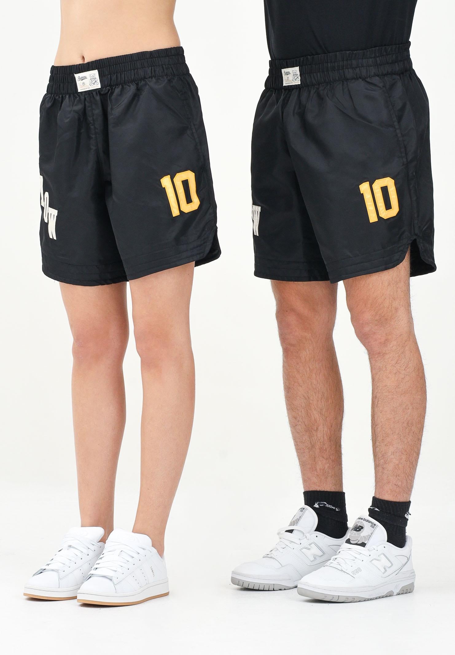 BARROW Shorts sportivo Basket nero per uomo e donna S5BWUABE031 110 BARROW