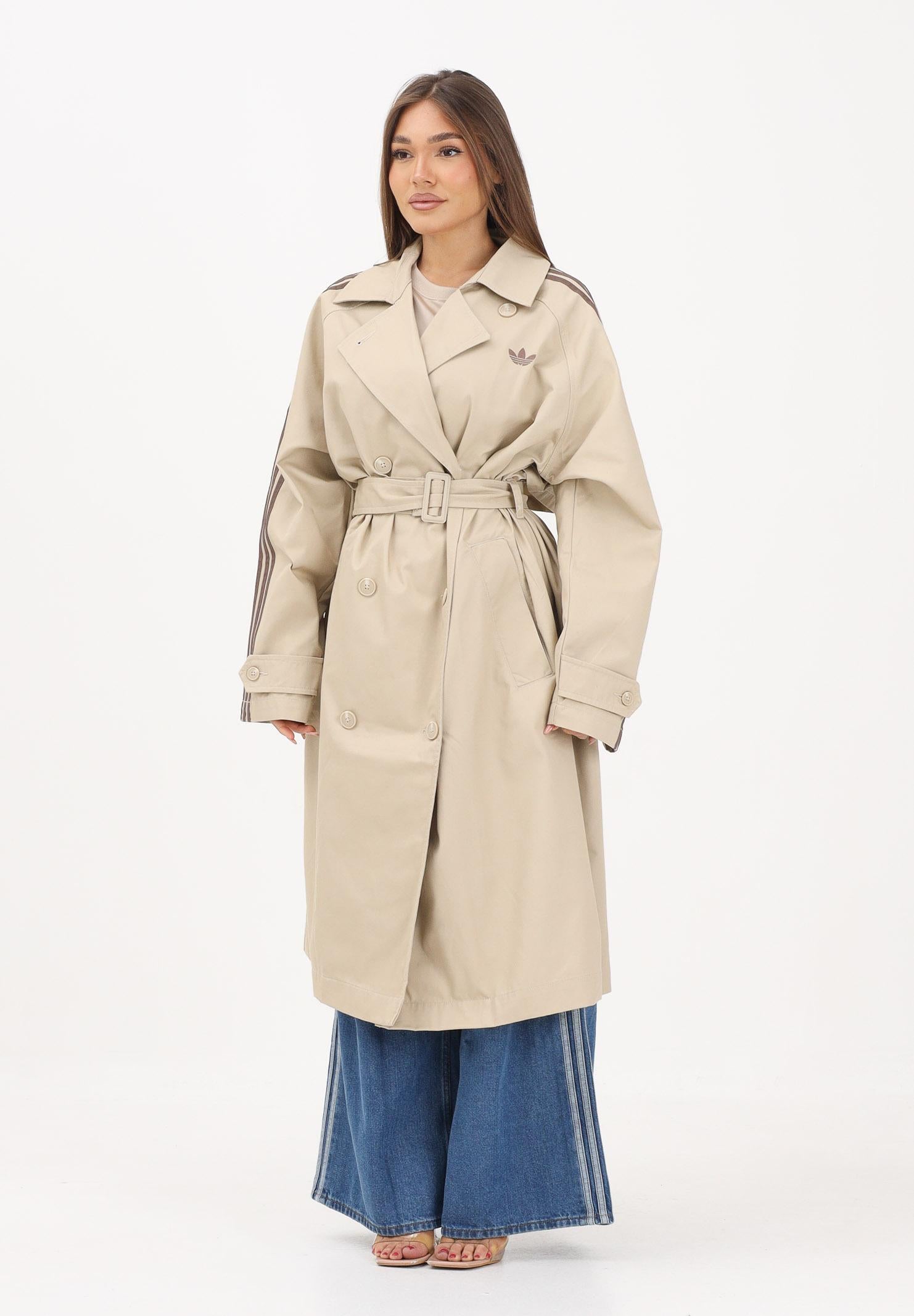 ADIDAS ORIGINALS Trench TWILL beige da donna KD3734 . ADIDAS ORIGINALS