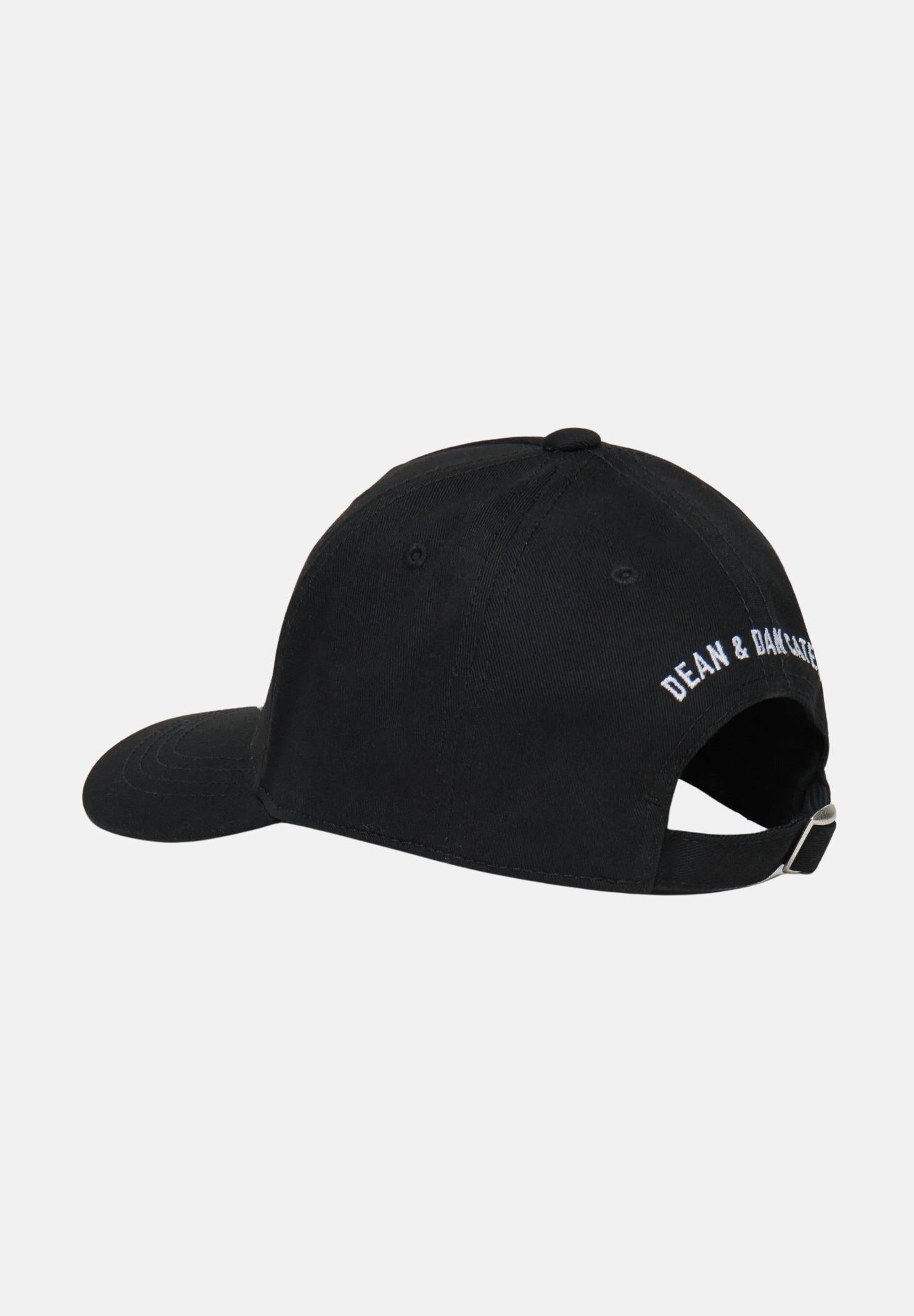 Cappello con visiera D2 Icon nero per uomo e donna DQ04IBD00I8 DQ900 DSQUARED2