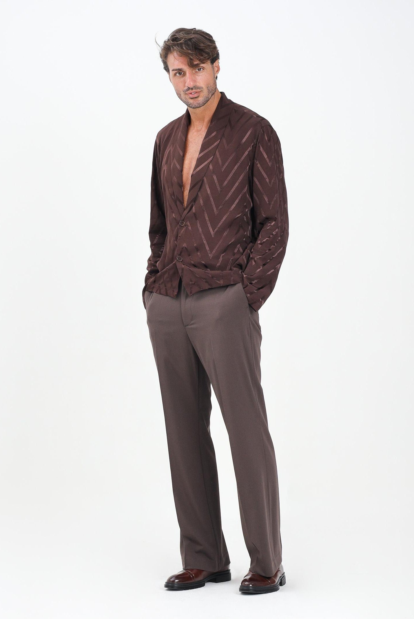 I'M BRIAN Pantalone moro da uomo PA3498 020 I'M BRIAN