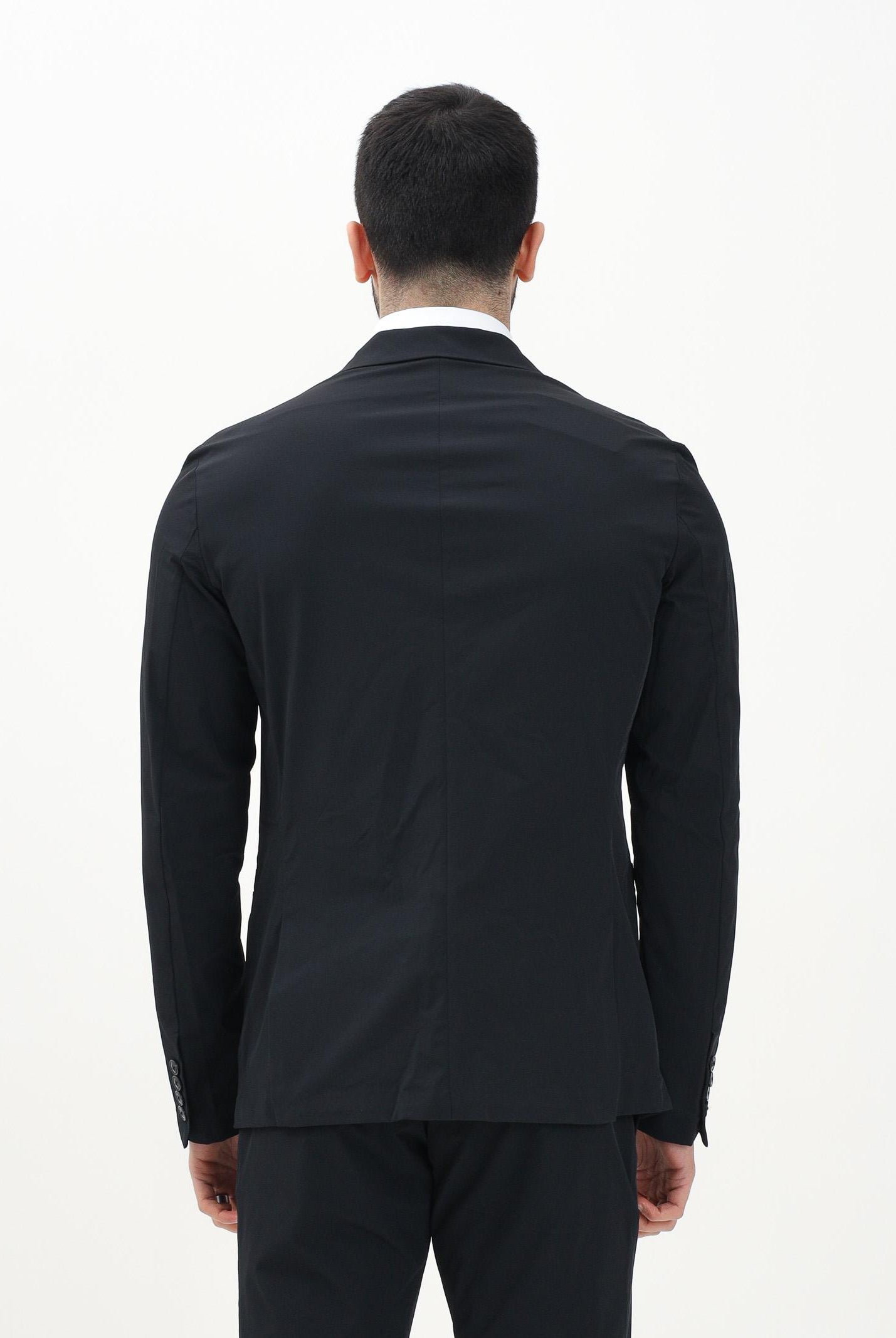 ARMANI EXCHANGE Giacca monopetto nera da uomo 8NZG49ZNYZZ 1200 ARMANI EXCHANGE