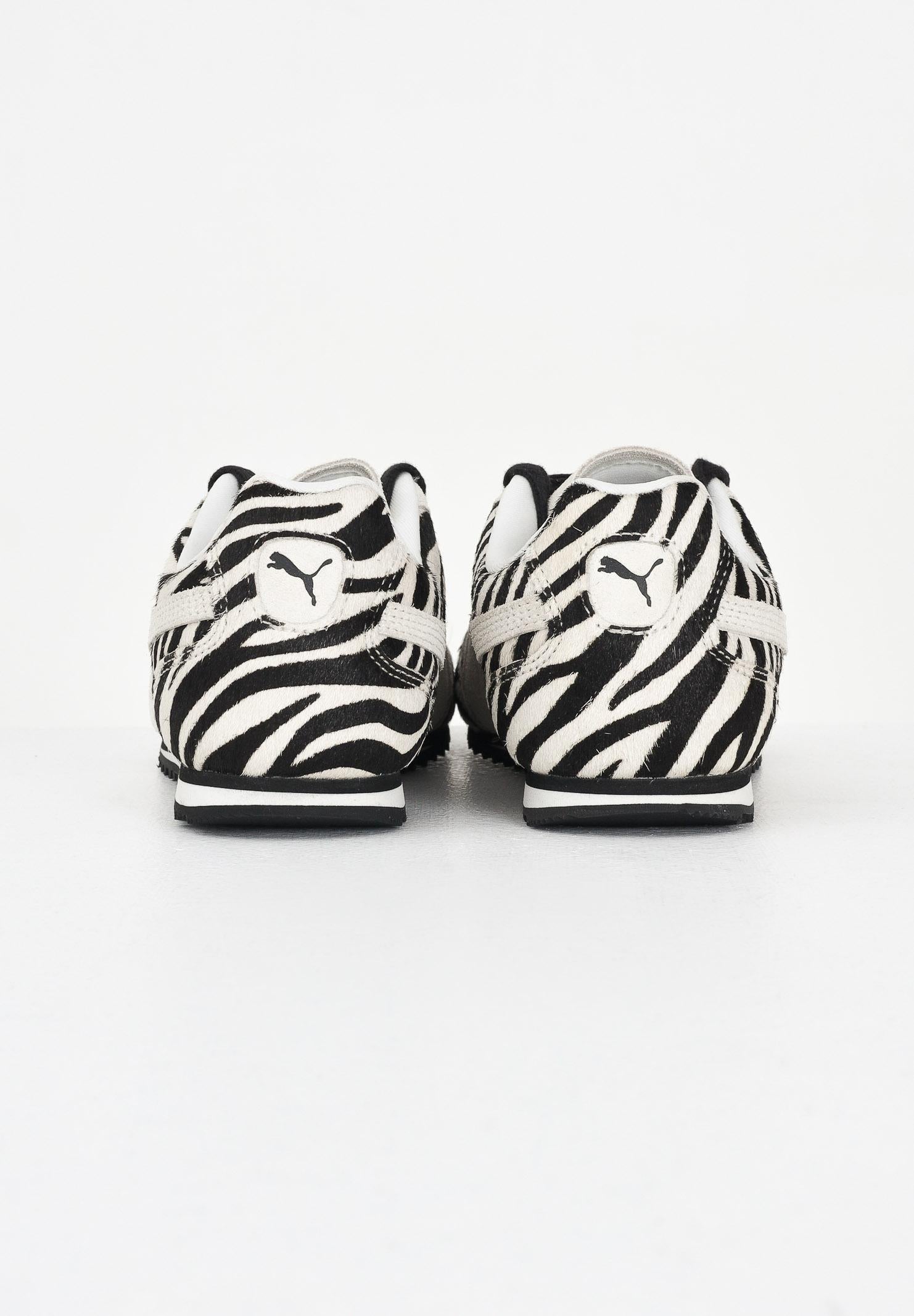 PUMA Sneakers Arizona Zebra bianca e nera da donna 404398 01 PUMA
