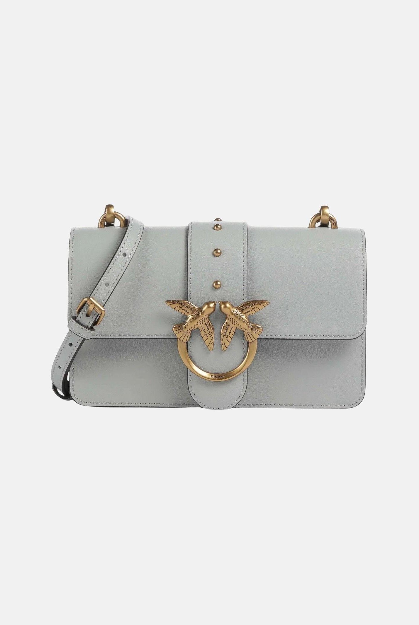 PINKO Borsa a tracolla Mini Love Bag One grigio perla da donna 105856A0F1 K32Q PINKO