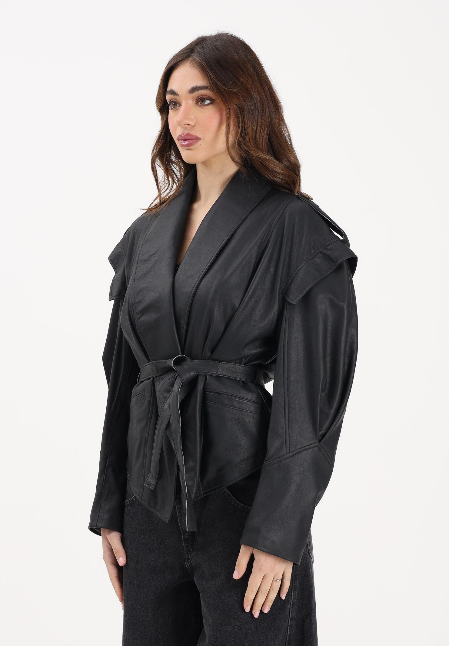 VICOLO Giubbotto di pelle Marant nero da donna TAB0179 A99 VICOLO