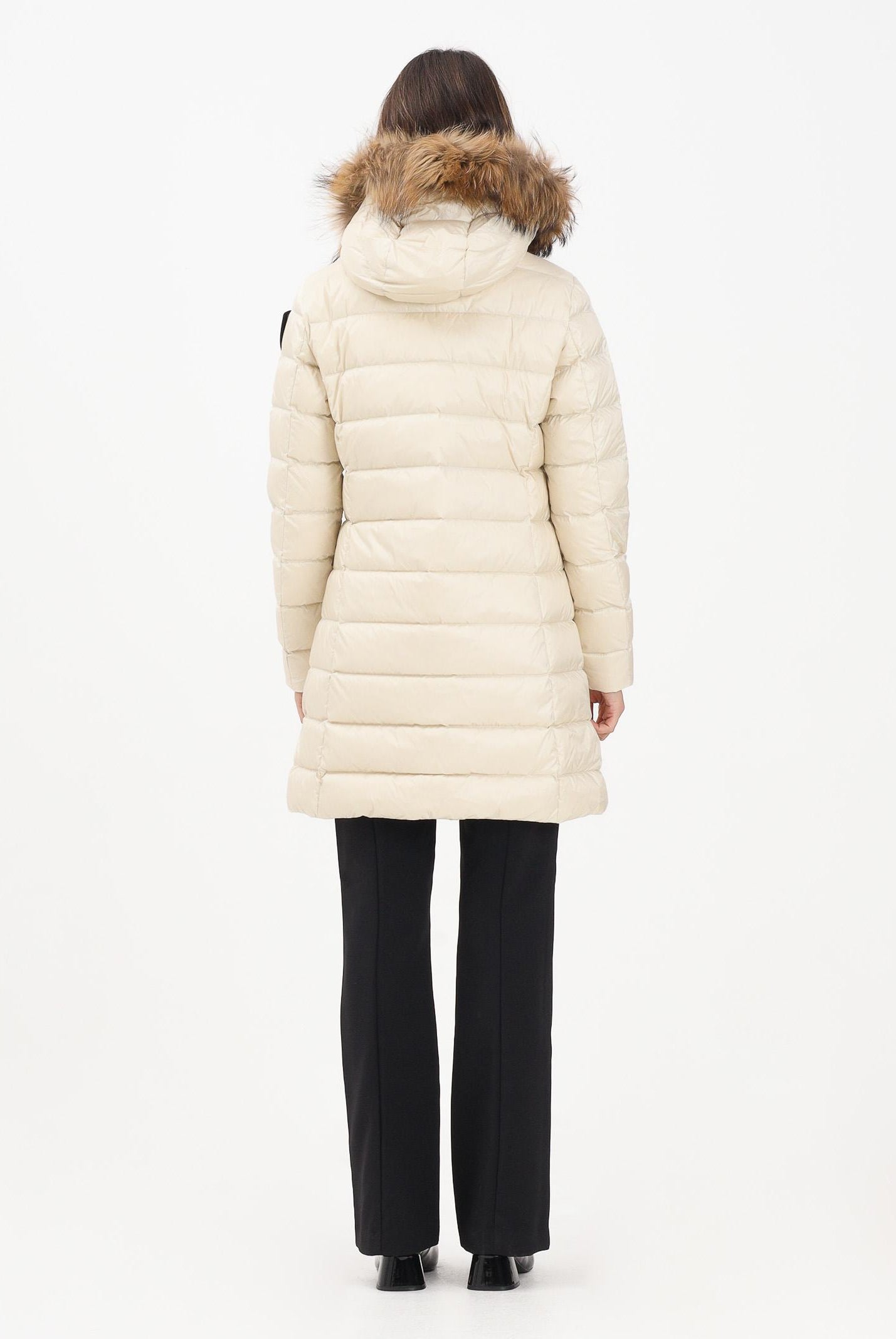 BLAUER Piumino lungo KRISTIN panna da donna 25WBLDK03103-006047 907GG BLAUER