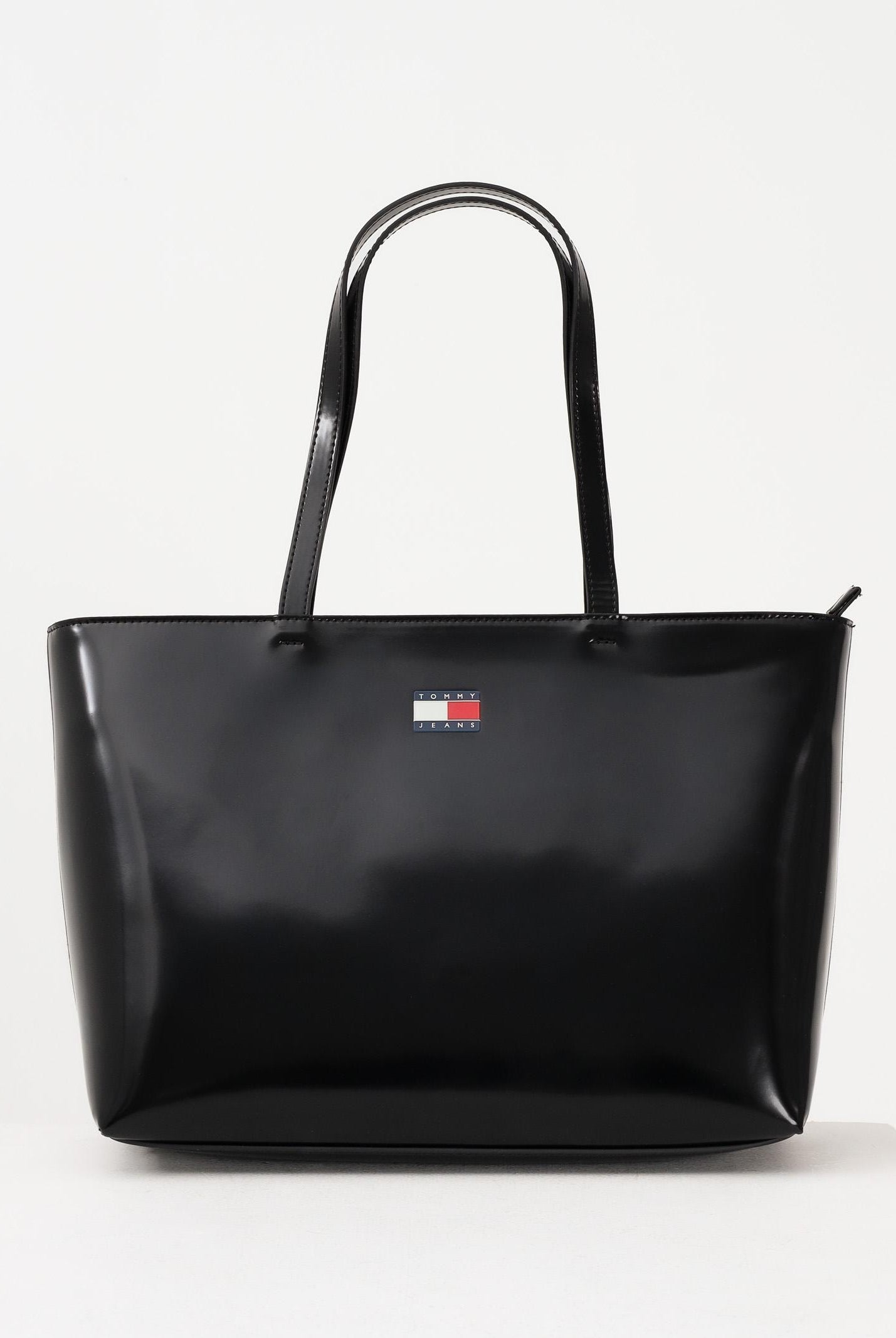 TOMMY JEANS Shopper nera da donna con logo AW0AW18069 BDS TOMMY JEANS