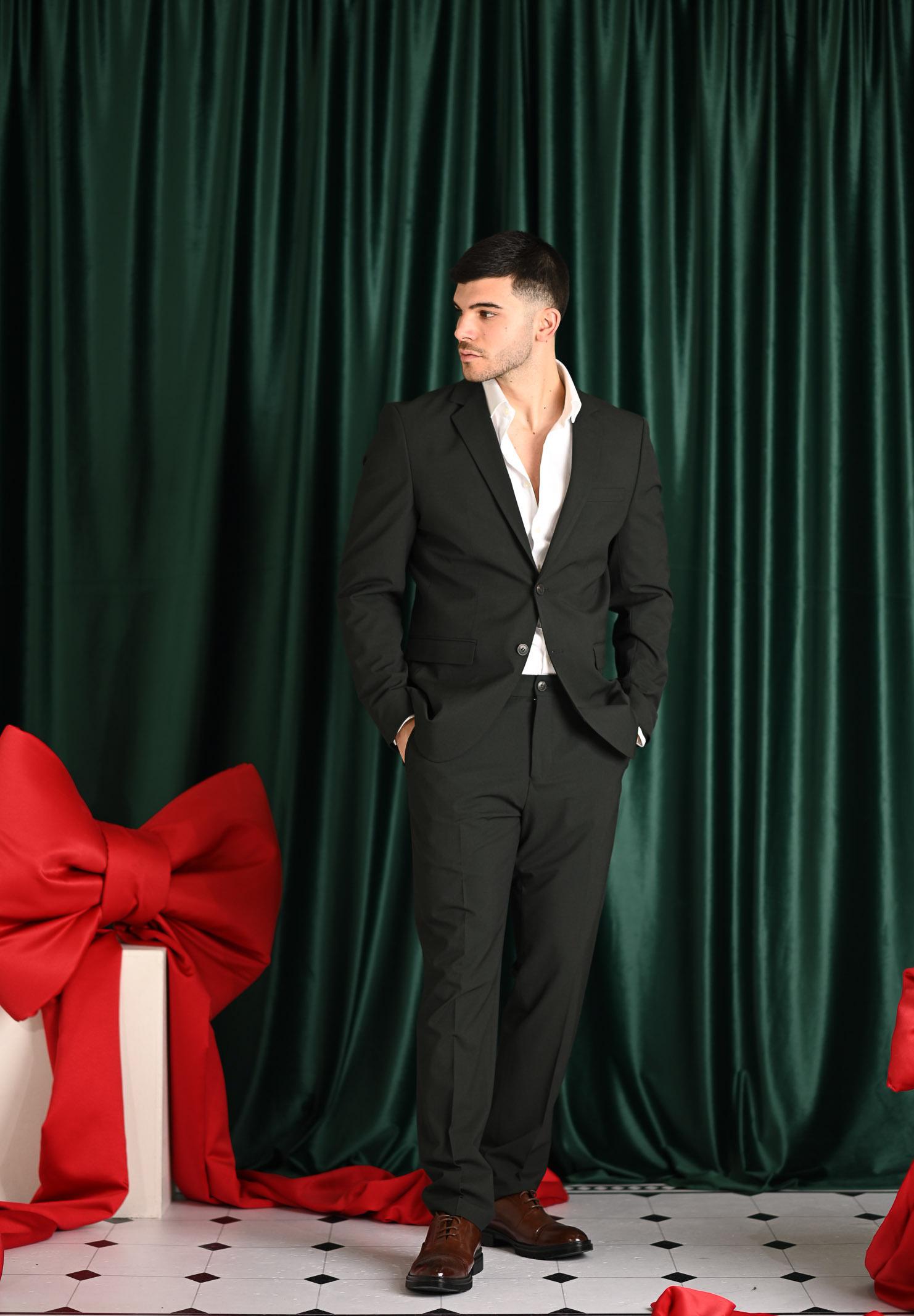 SELECTED HOMME Giacca monopetto verde da uomo 16087824 ForestNight SELECTED HOMME