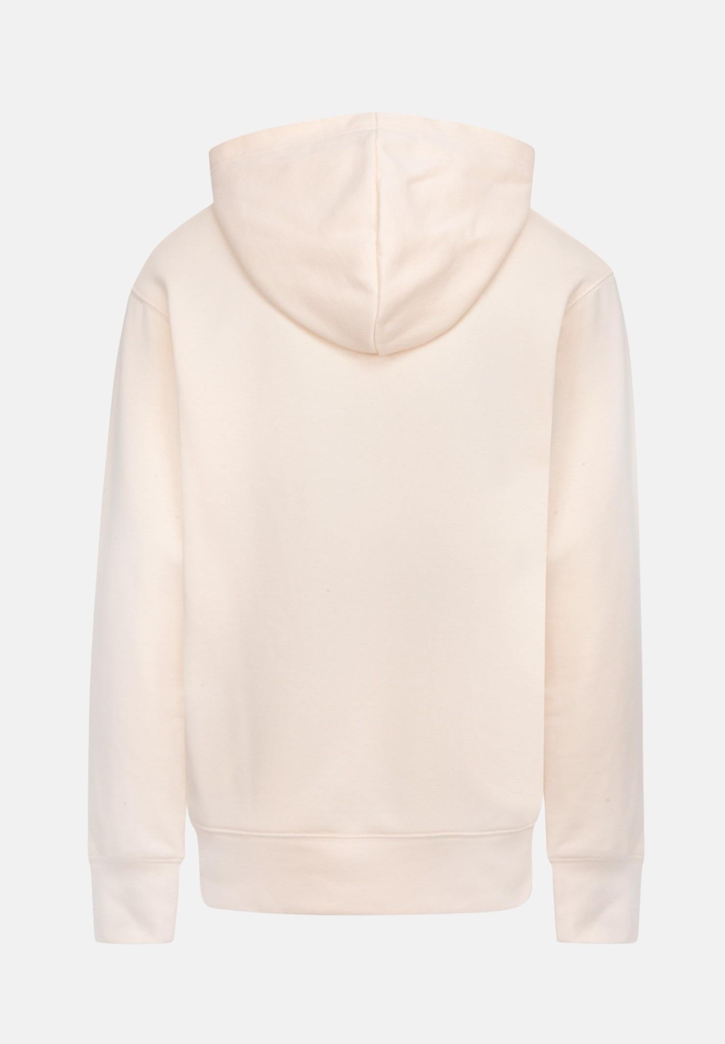 JORDAN Felpa con cappuccio Baseline French Terry panna per bambino e bambina 95D744 AAK JORDAN