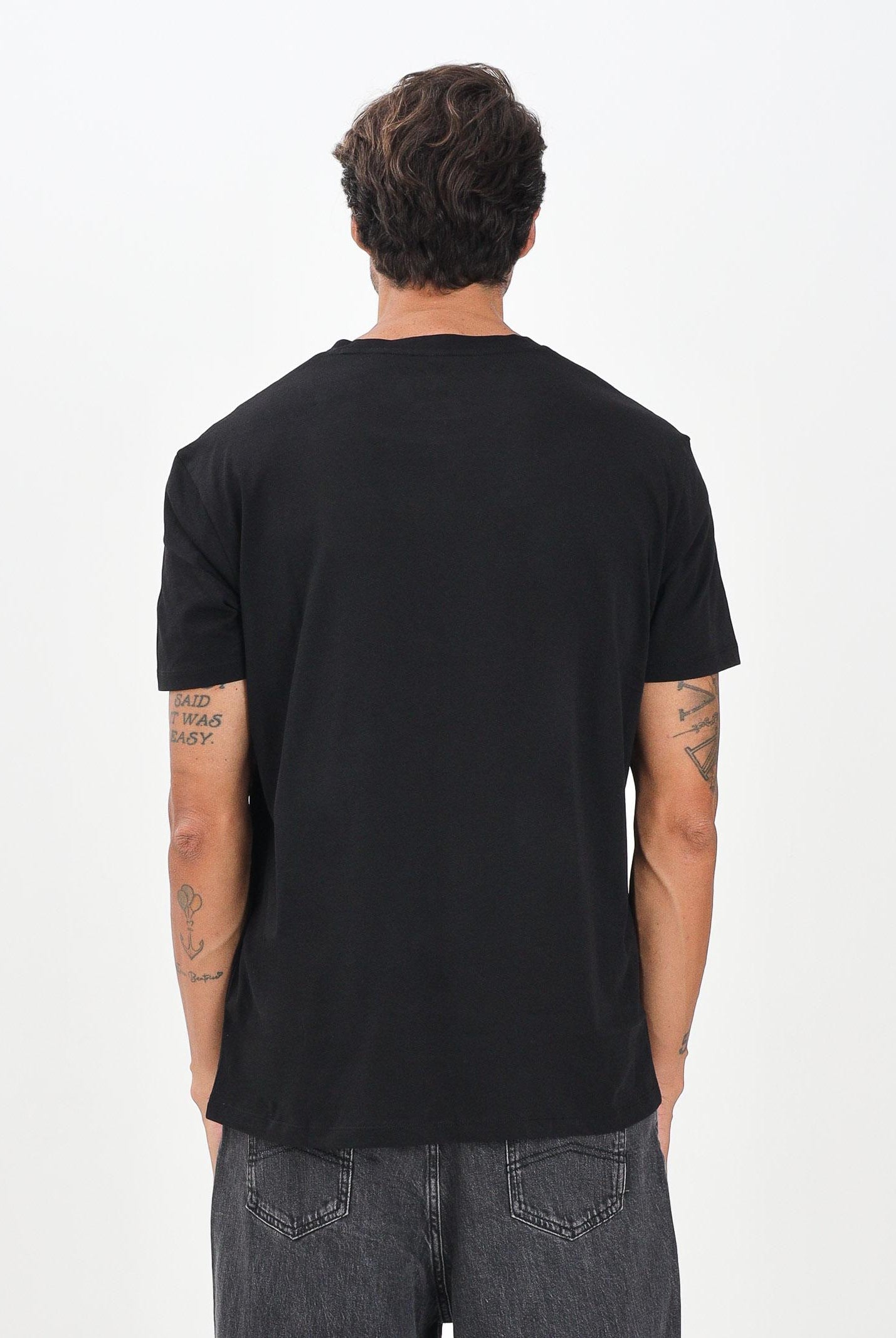 ARMANI EXCHANGE T-shirt a manica corta nera da uomo arricchita da un piccolo logo AX XM001911AF10356 MC004 ARMANI EXCHANGE