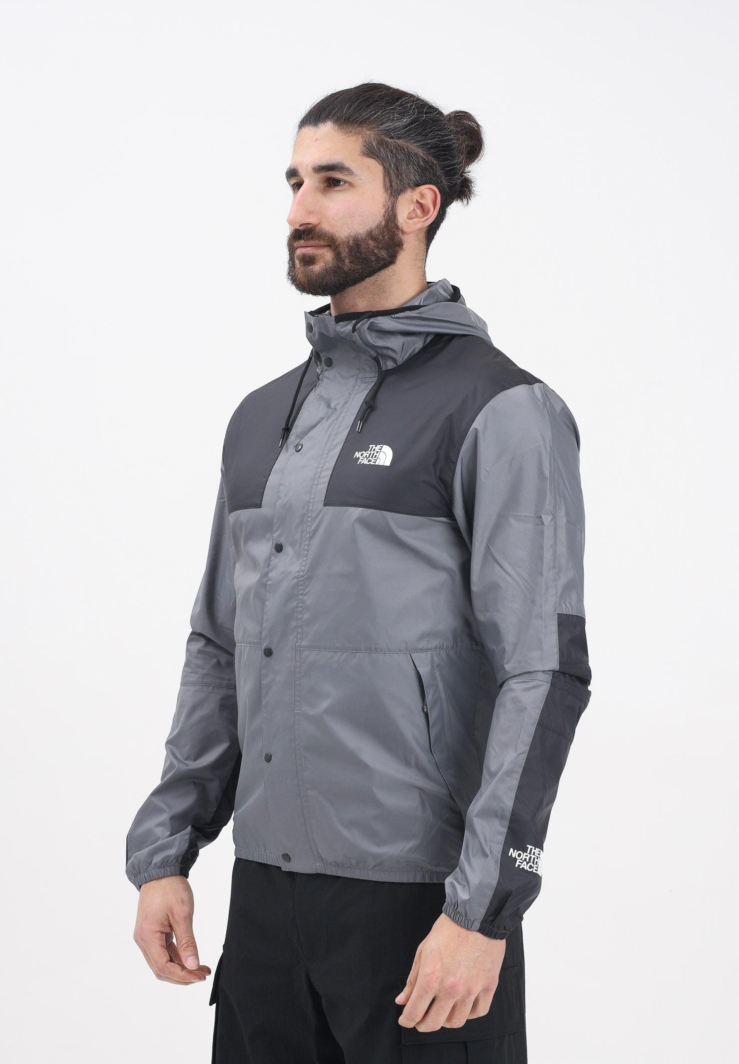 THE NORTH FACE Giacca a vento Seasonal Mountain Jacket grigia e nero da uomo NF0A5IG34GU1 GU1 THE NORTH FACE