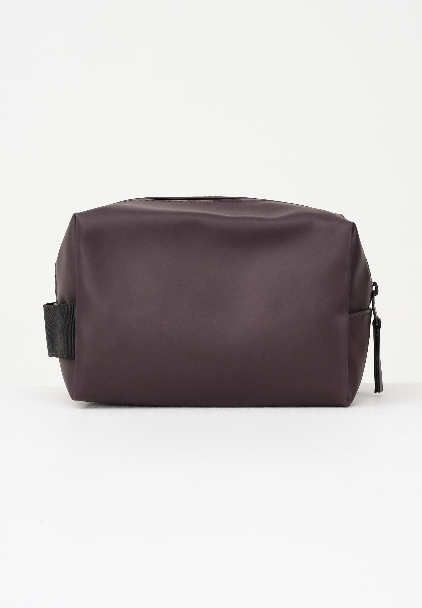 RAINS Pochette Wash Bag Small bordeaux per uomo e donna RA15580 DEP RAINS