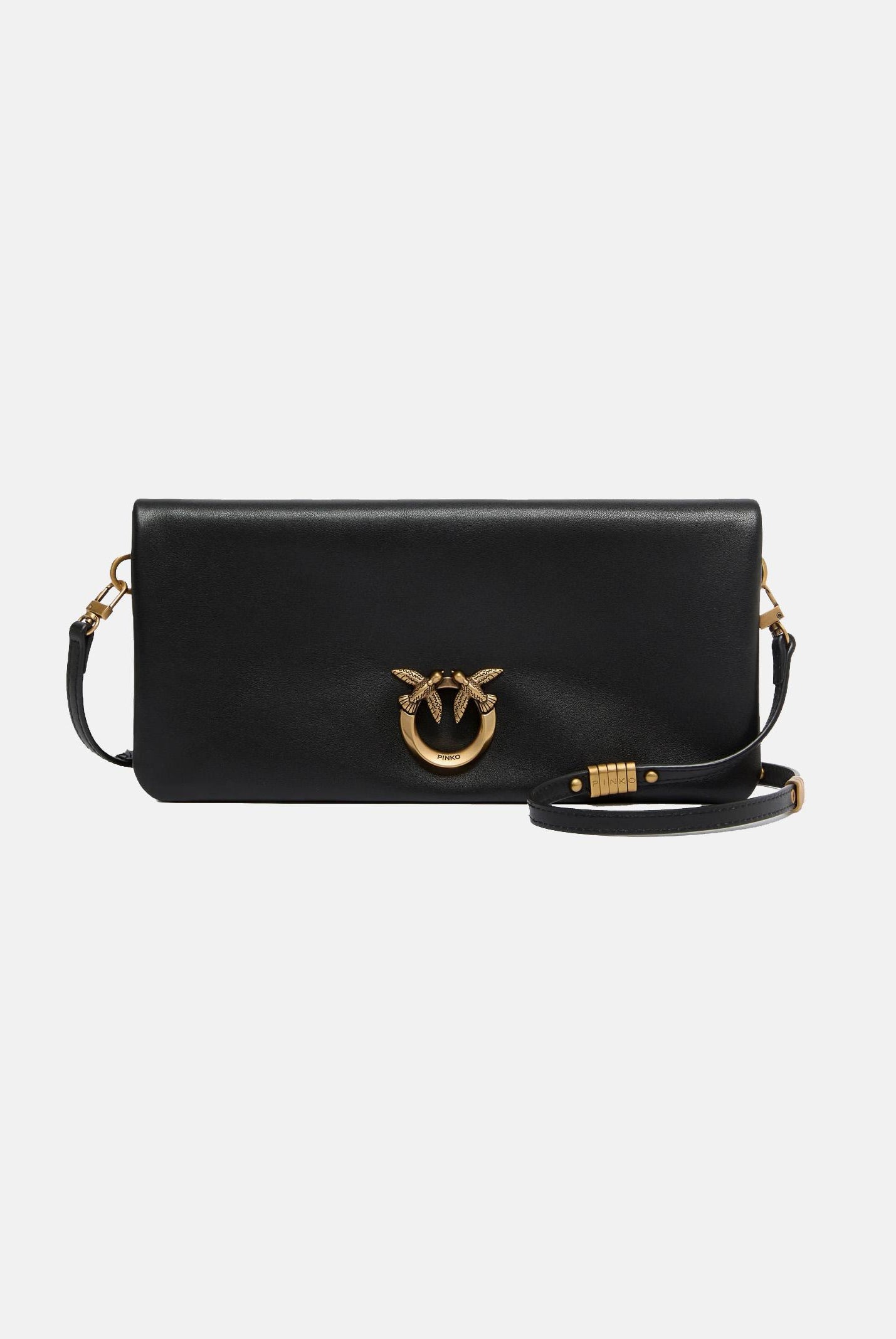 PINKO Pochette Love Bag Click Soft Horizontal nera da donna 106022A0QO Z99Q PINKO