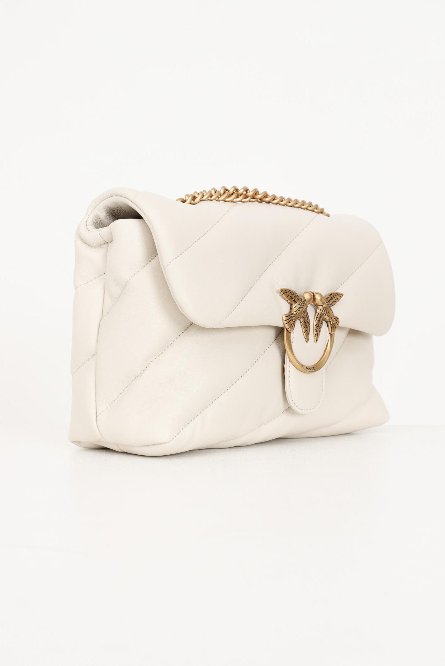 PINKO Borsa a tracolla Classic Love Bag Puff panna da donna 100038A0F2 Z14Q PINKO