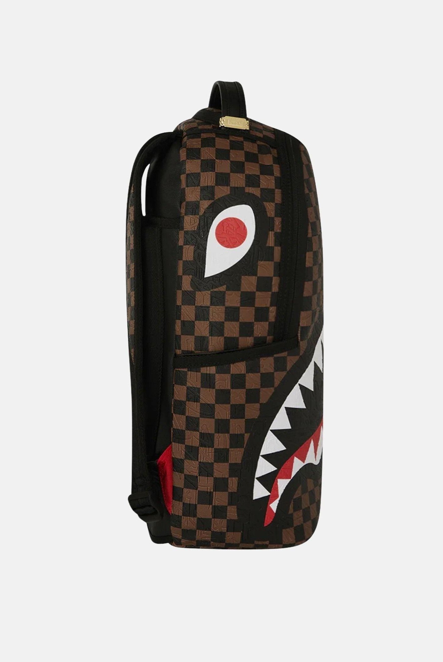 SPRAYGROUND Zaino CHECK 2 EMBOSS BACKPACK marrone per uomo e donna 910B8232NSZ . SPRAYGROUND