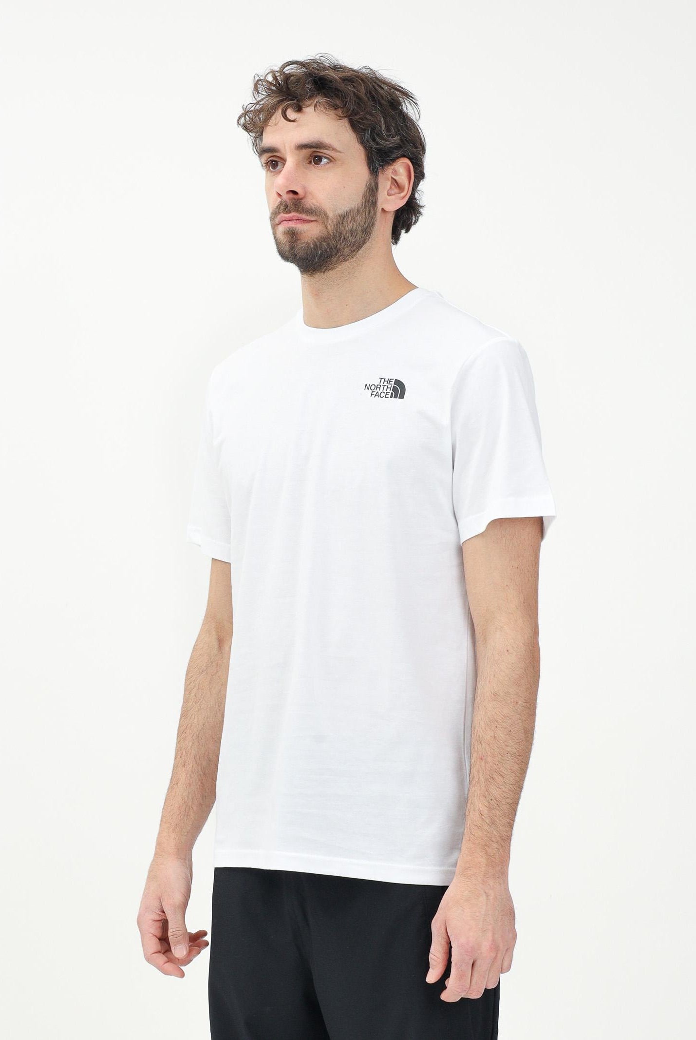 THE NORTH FACE T-shirt a manica corta Vertical bianca da uomo NF0A89FPFN41 . THE NORTH FACE