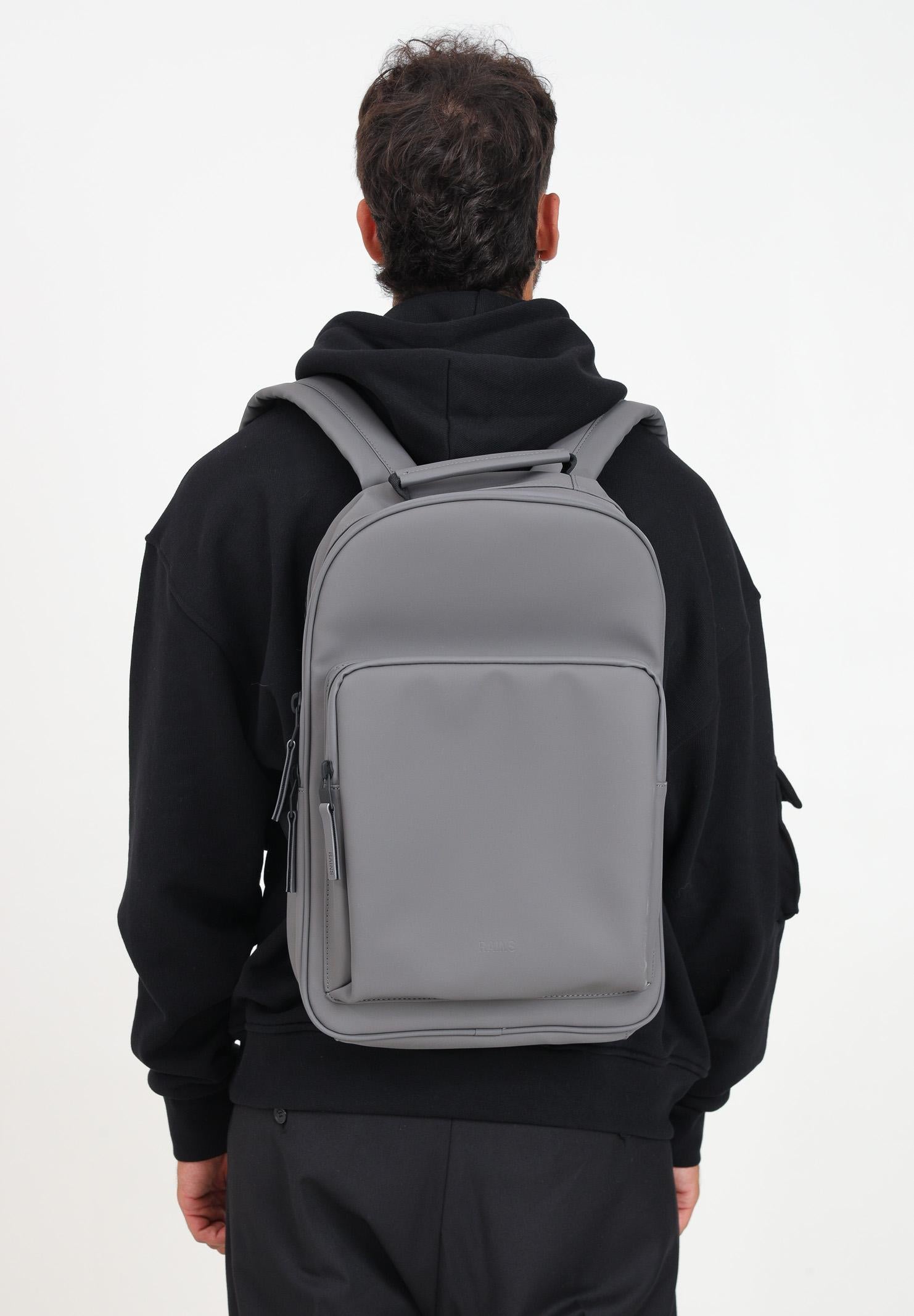 Zaino Book Daypack Large grigio per uomo e donna RA13680 GRY RAINS