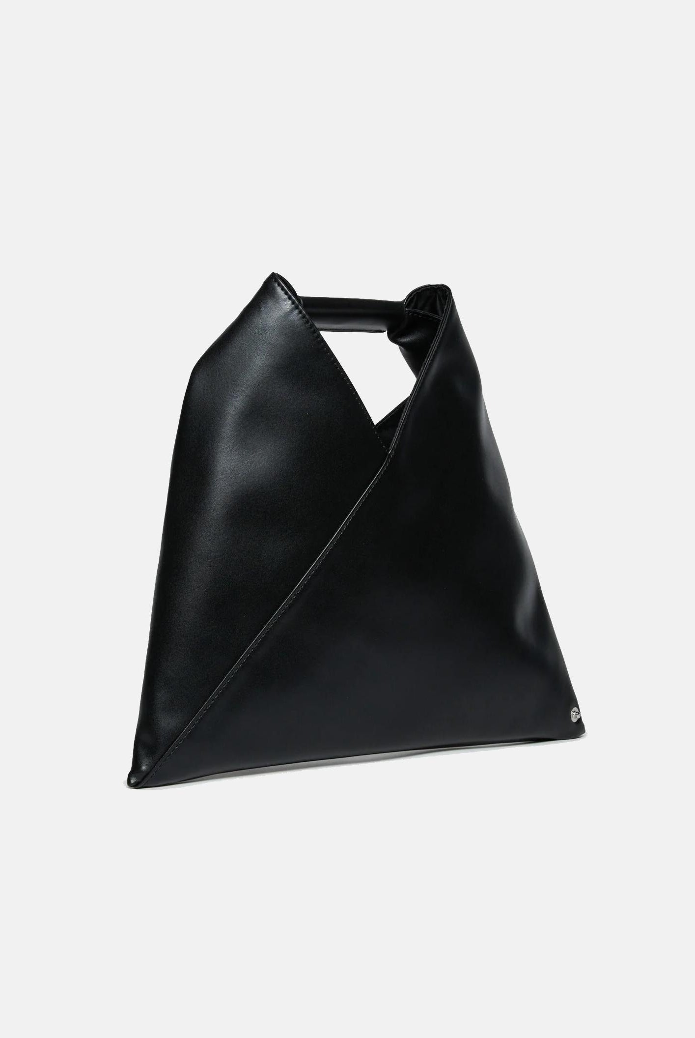 MAISON MARGIELA Borsa a mano Japanese Mini in tessuto spalmato nero da donna M60606P4313 T8013 MAISON MARGIELA